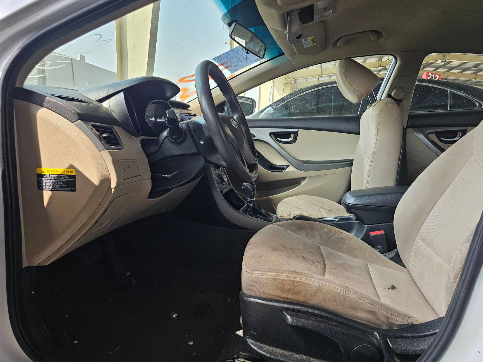 2015 HYUNDAI ELANTRA — 161165 Miles — Lot E5FH566453 — Souq - Marhaba Auctions Used Cars - Image 8