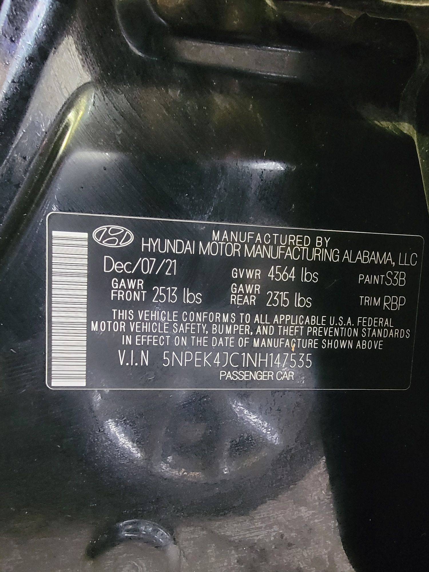 HYUNDAI SONATA 2022 - Marhaba Auction Used Cars - Image 7