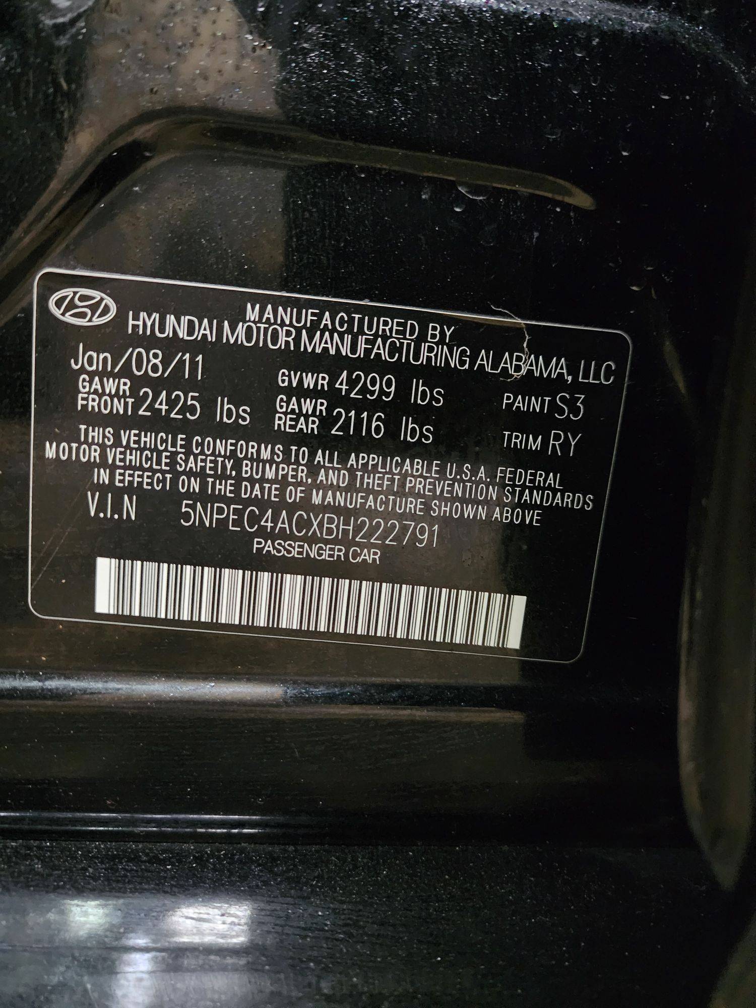 HYUNDAI SONATA 2011 - Marhaba Auction Used Cars - Image 11