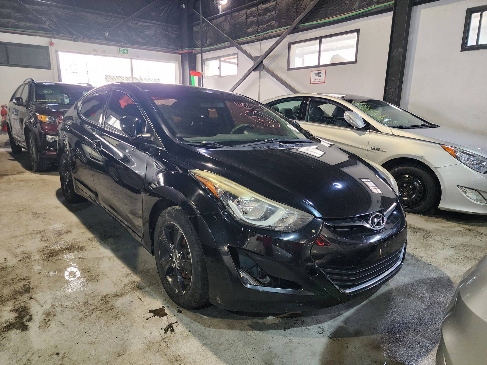 2016 HYUNDAI ELANTRA — 153669 Miles — Lot U490539 — Al Quoz - Marhaba Auctions Used Cars - Image 3