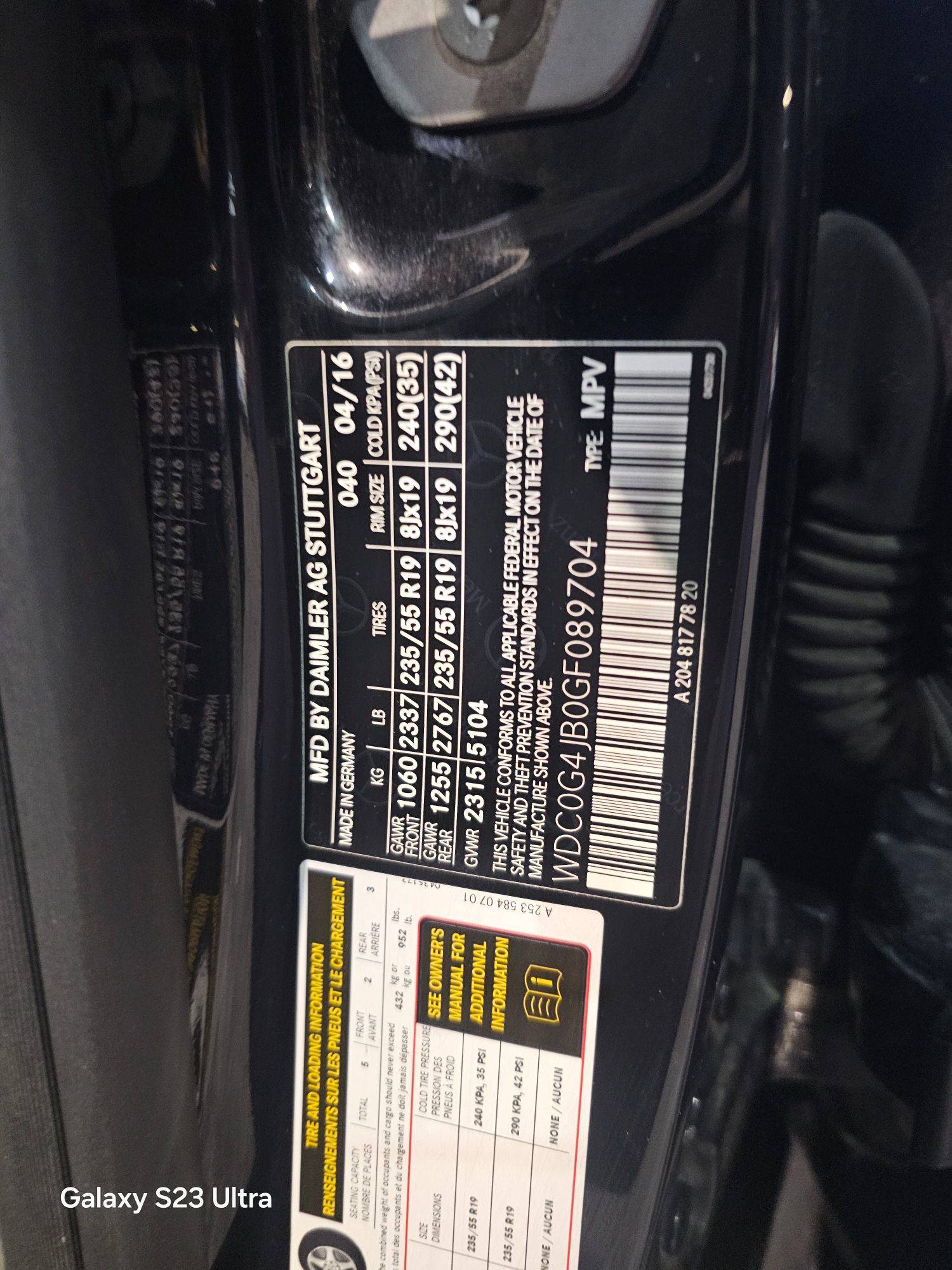 MERCEDES BENZ GLC-300 2016 - Marhaba Auction Used Cars - Image 10