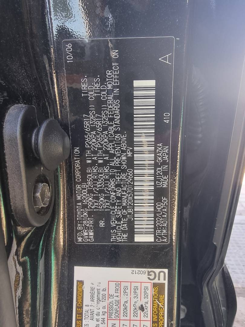 LEXUS GX 470 2007 - Marhaba Auction Used Cars - Image 9