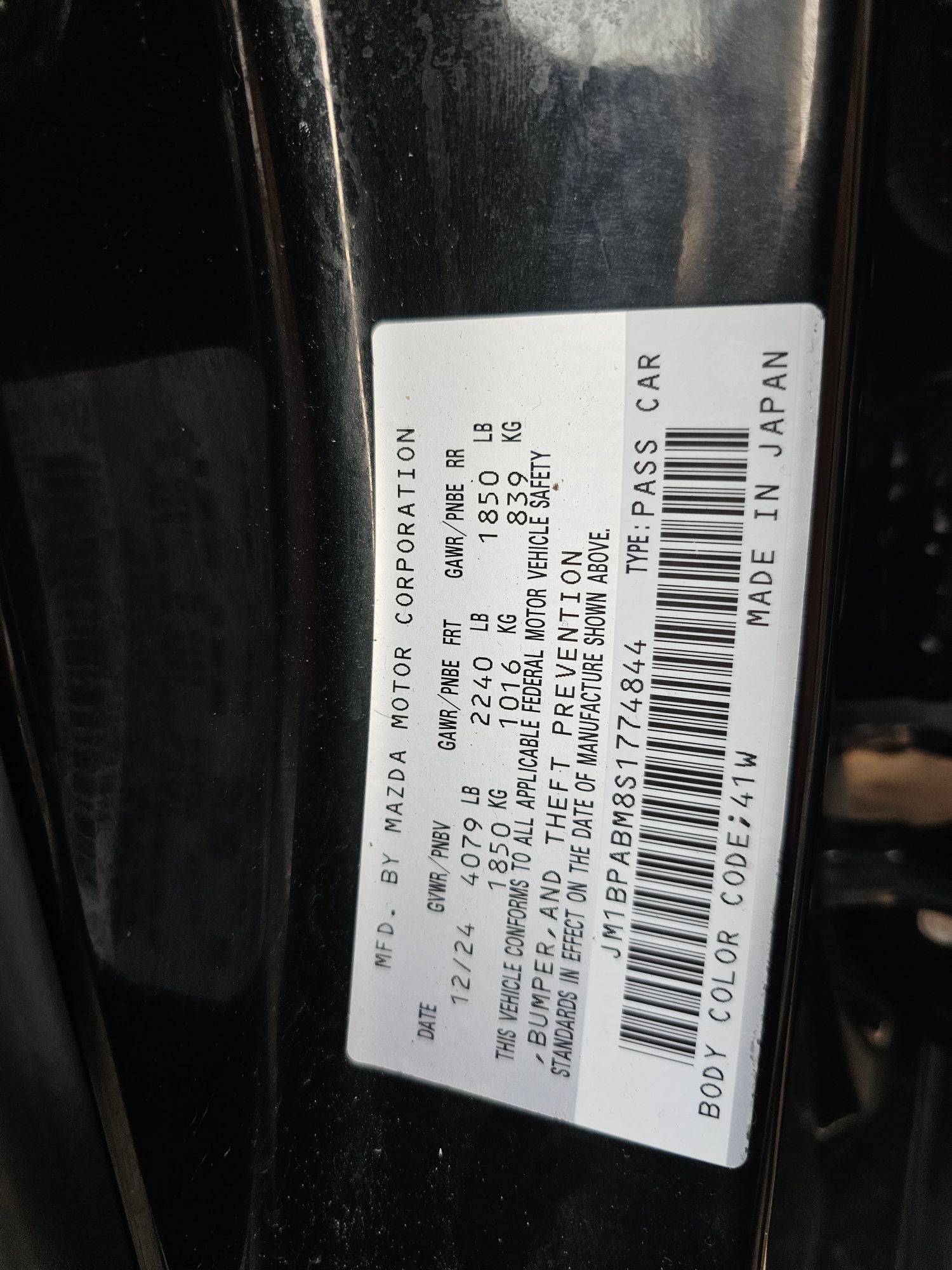 MAZDA MAZDA 3 2025 - Marhaba Auction Used Cars - Image 10