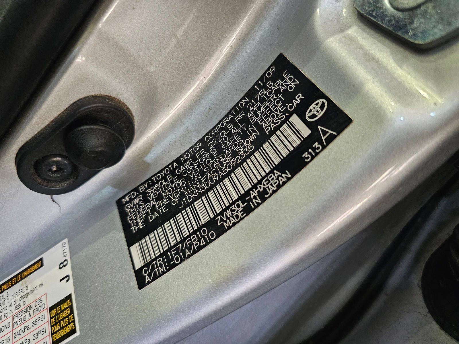 2010 TOYOTA PRIUS — 256366 Miles — Lot A5092335 — Main - Marhaba Auctions Used Cars - Image 10