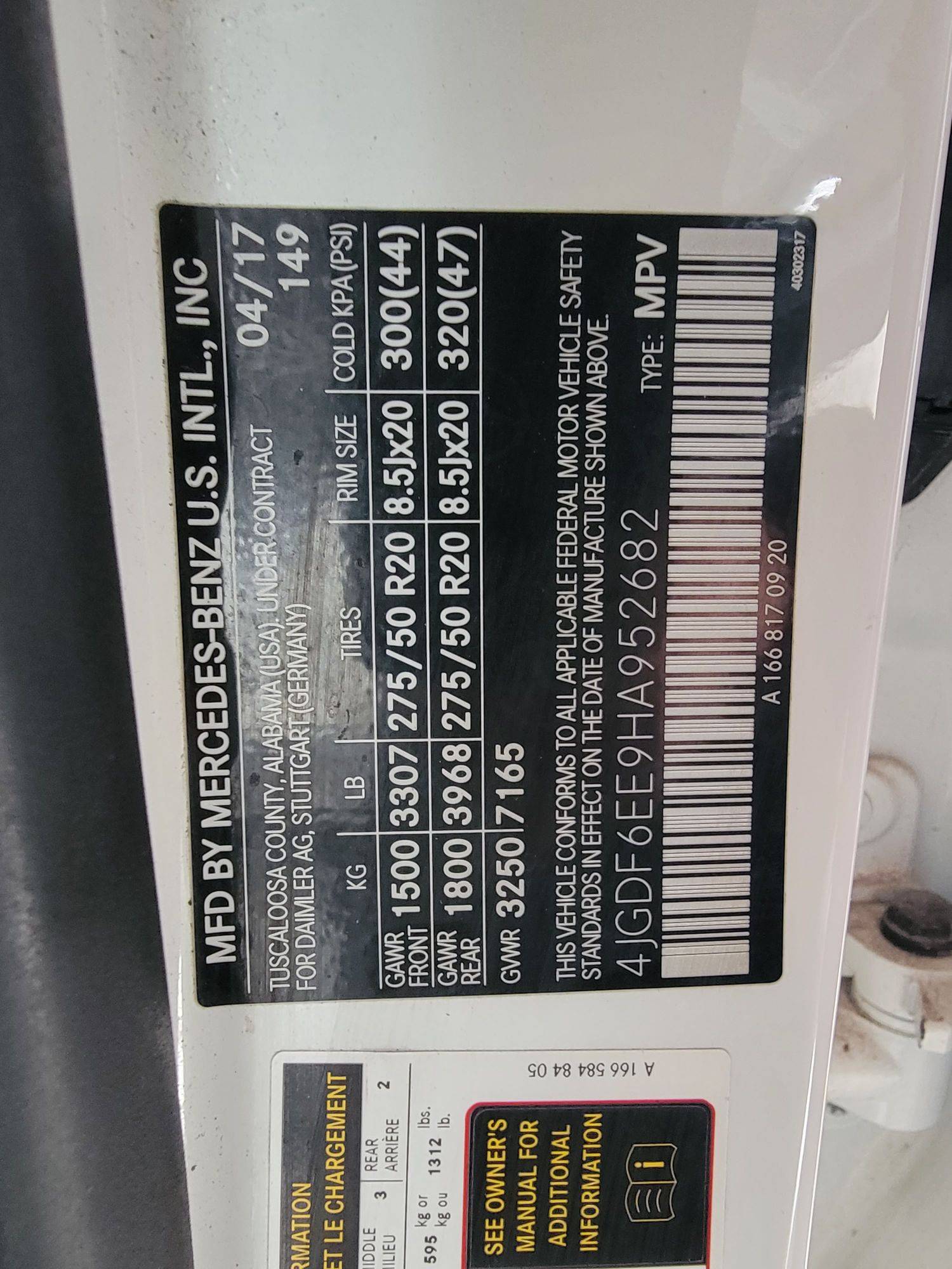 MERCEDES BENZ GLS 450 2017 - Marhaba Auction Used Cars - Image 11