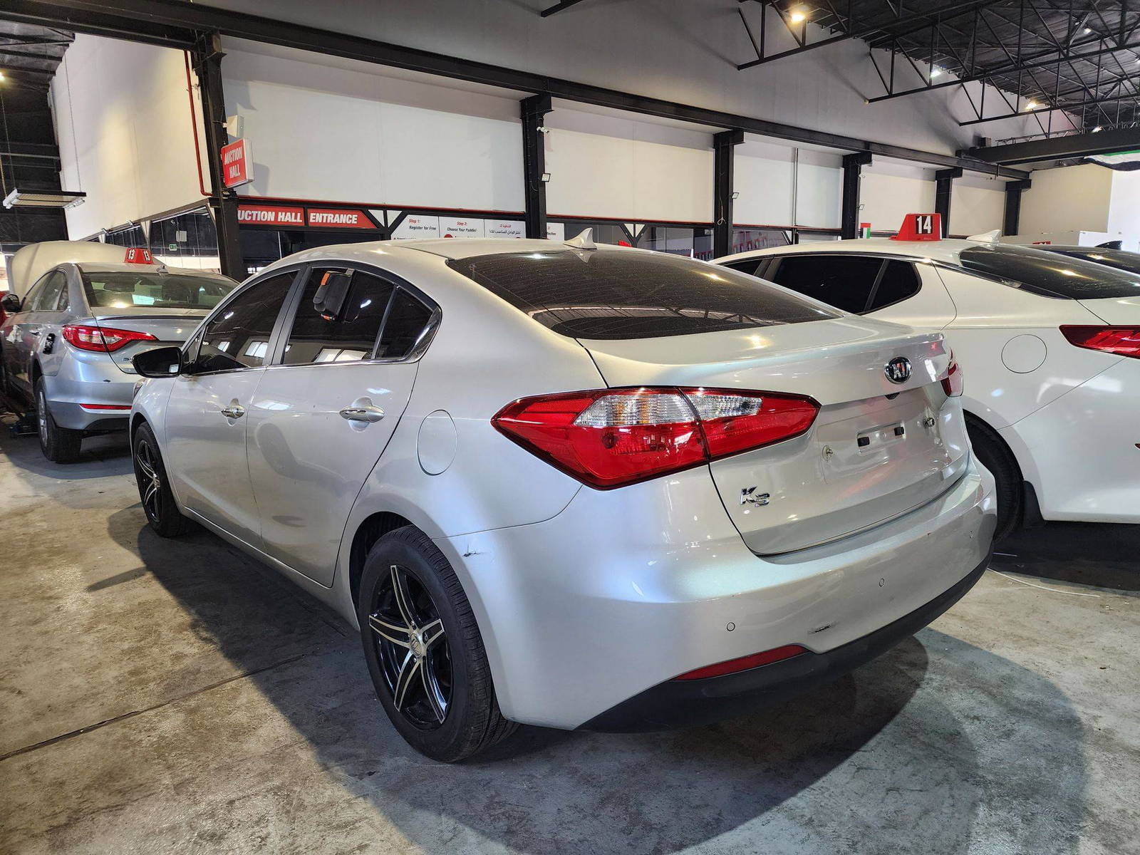 2014 KIA K3 — 144207 KM — Lot 870773 — Ind. 12 - Marhaba Auctions Used Cars - Image 3