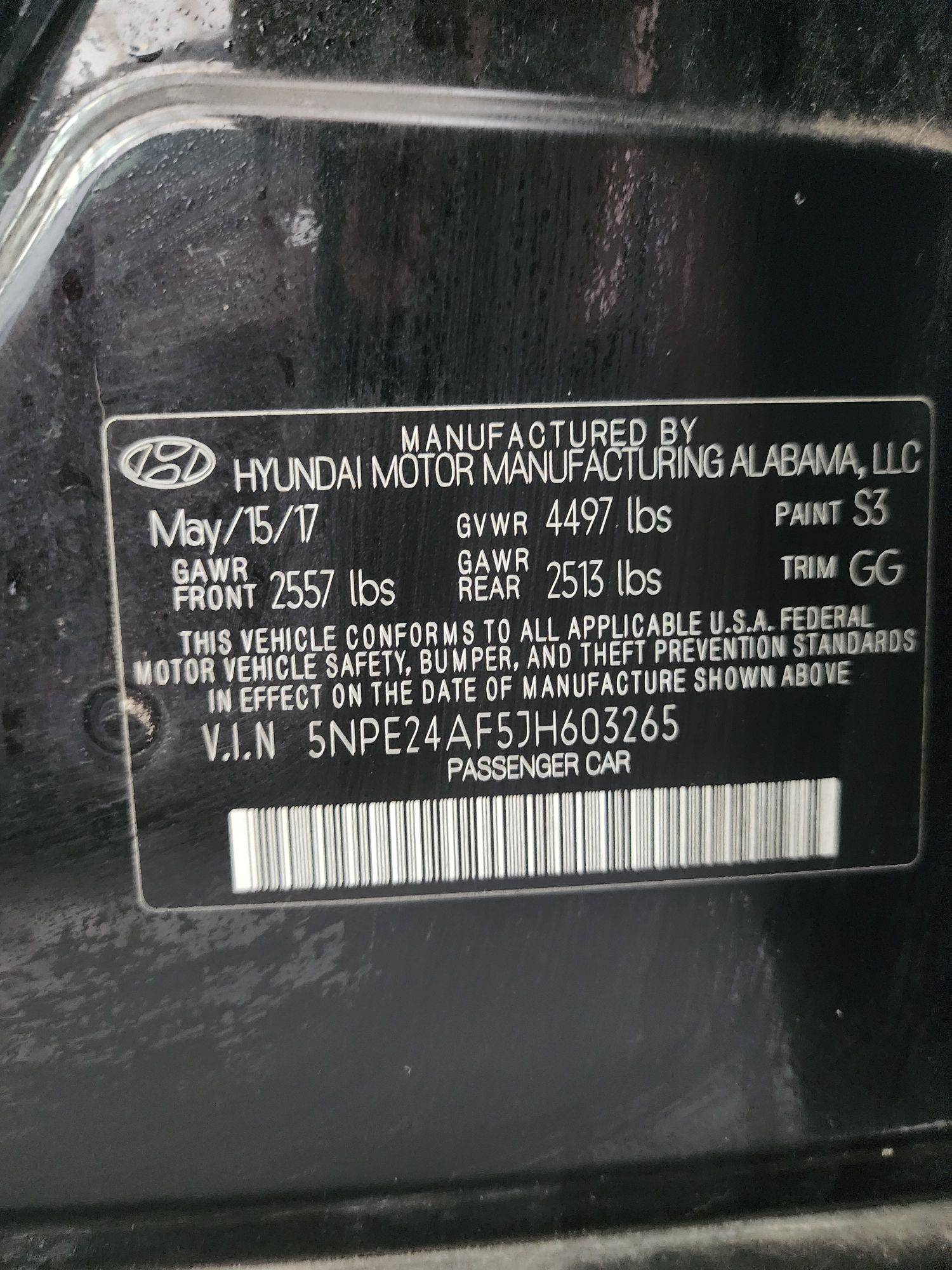 2018 HYUNDAI SONATA — 80023 Miles — Lot 84588664 — Souq - Marhaba Auctions Used Cars - Image 9