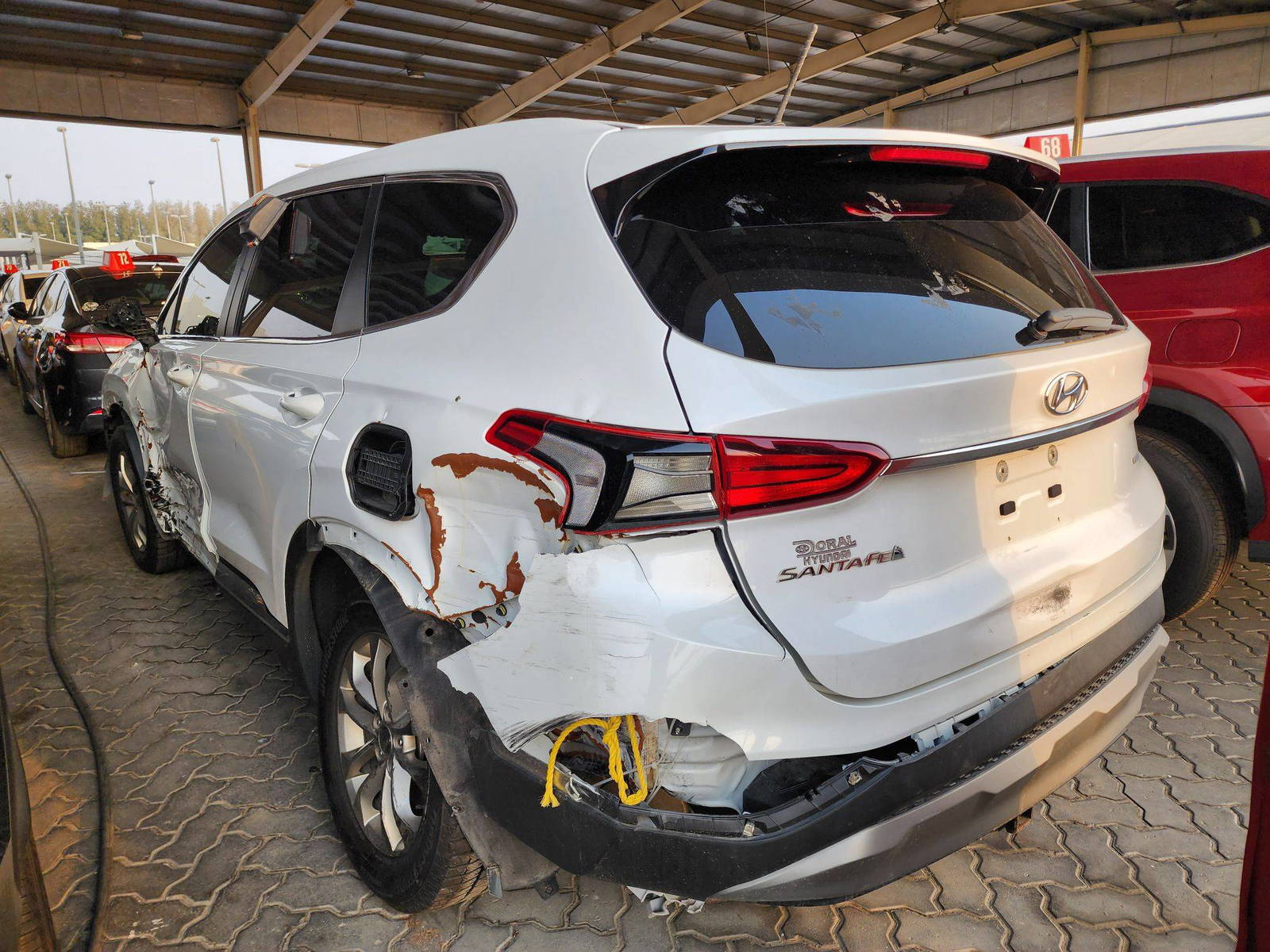 2019 HYUNDAI SANTA FE — 222934 Miles — Lot KH033662 — Souq - Marhaba Auctions Used Cars - Image 3