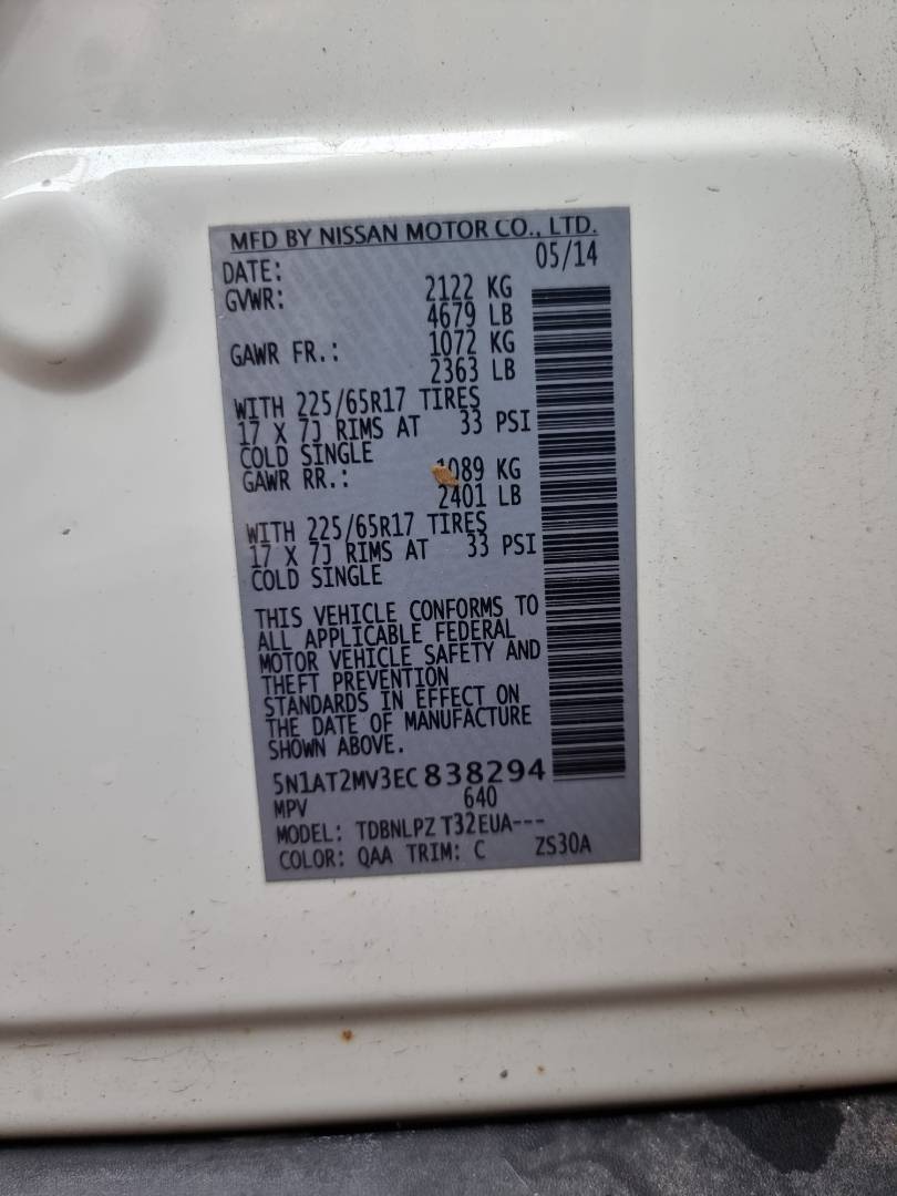 NISSAN ROGUE 2014 - Marhaba Auction Used Cars - Image 8