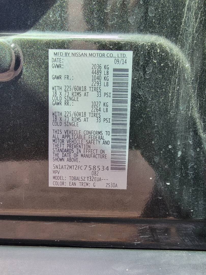 2015 NISSAN ROGUE — 156570 Miles — Lot 66342744 — Main - Marhaba Auctions Used Cars - Image 11