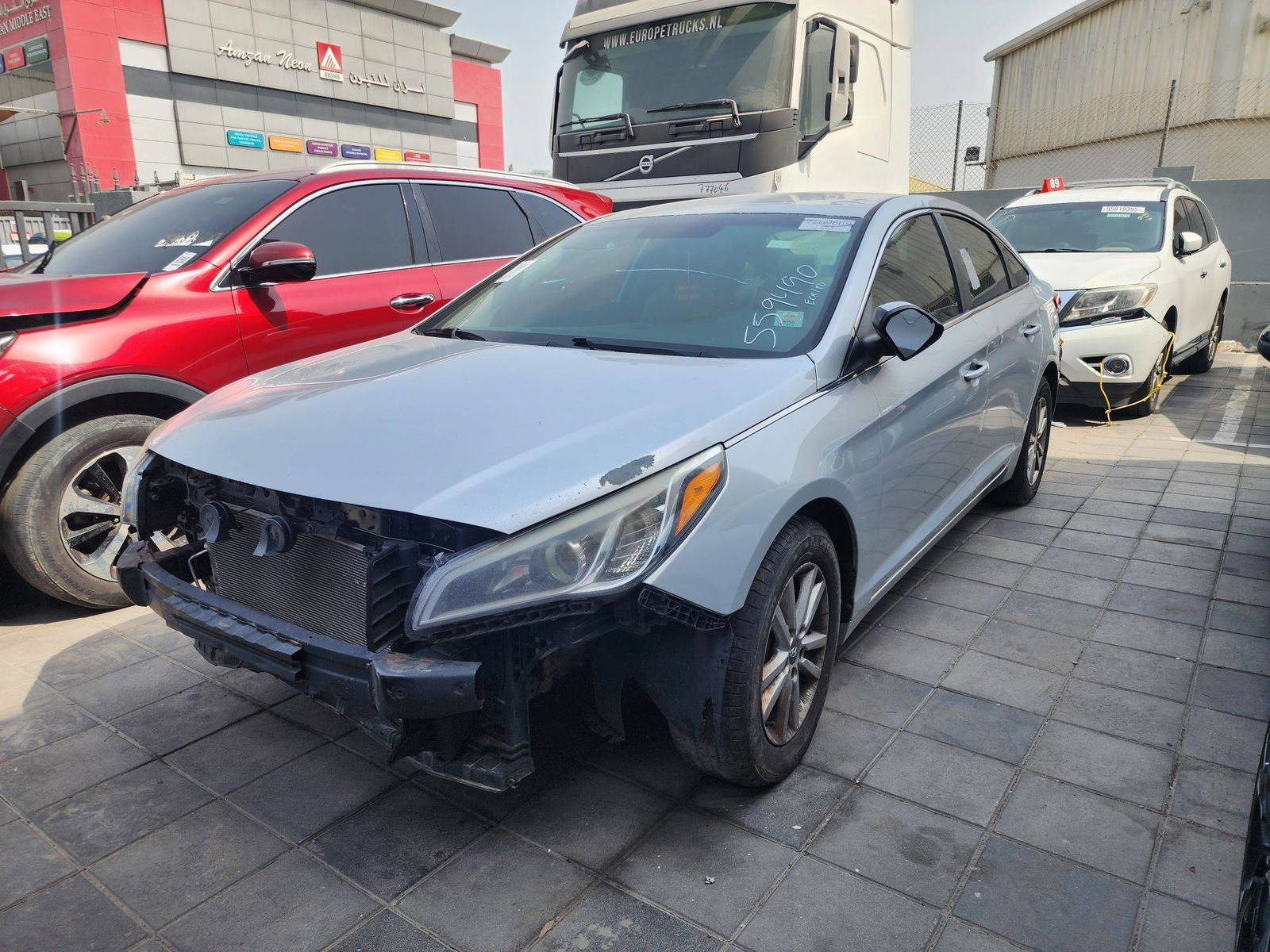 2017 HYUNDAI SONATA — 216440 Miles — Lot 7259869 — Al Quoz - Marhaba Auctions Used Cars - Image 3