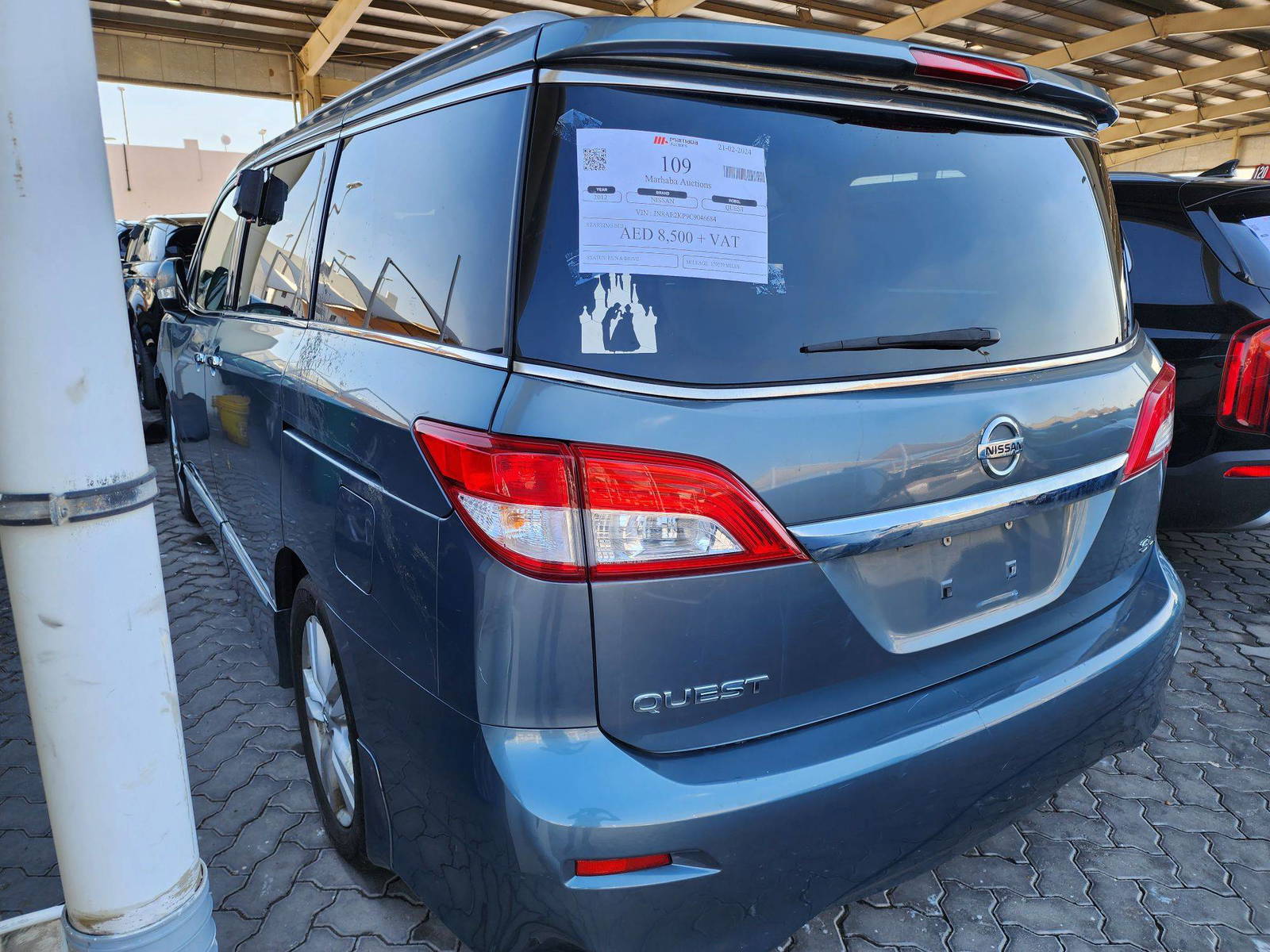 2012 NISSAN QUEST — 170279 Miles — Lot 69619703 - Marhaba Auctions Used Cars - Image 3