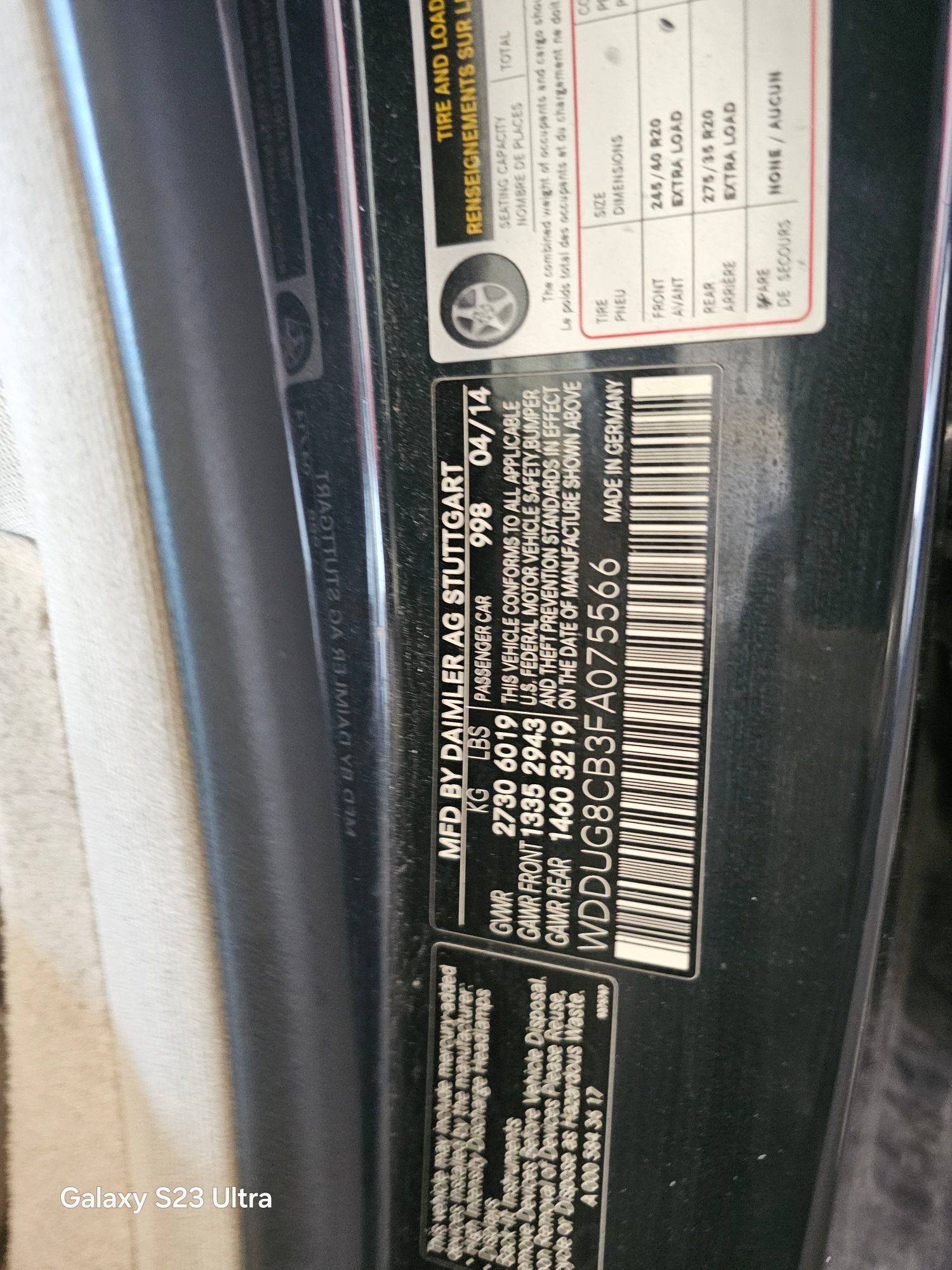 MERCEDES BENZ S 550 2015 - Marhaba Auction Used Cars - Image 9