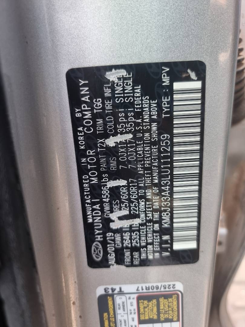 HYUNDAI TUCSON 2020 - Marhaba Auction Used Cars - Image 8