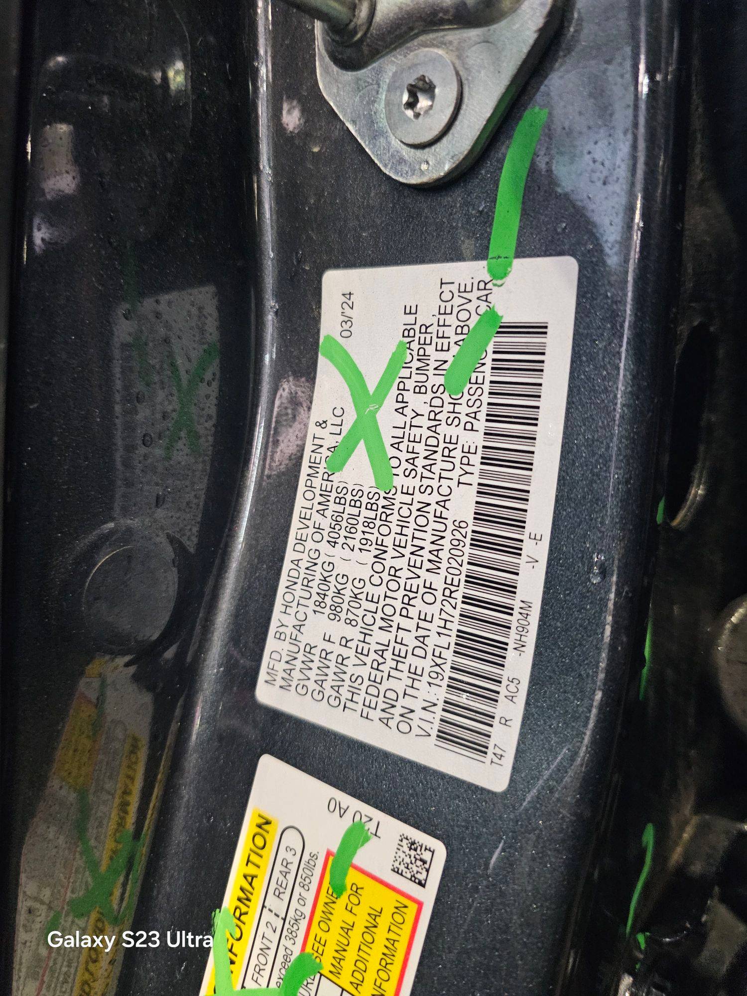 HONDA CIVIC 2024 - Marhaba Auction Used Cars - Image 9