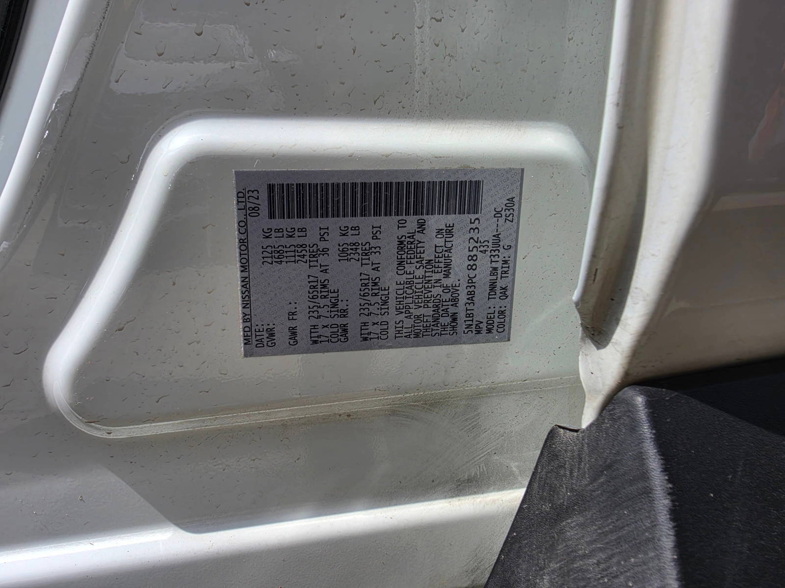 2023 NISSAN ROGUE — 33483 Miles — Lot 99015295 - Marhaba Auctions Used Cars - Image 9