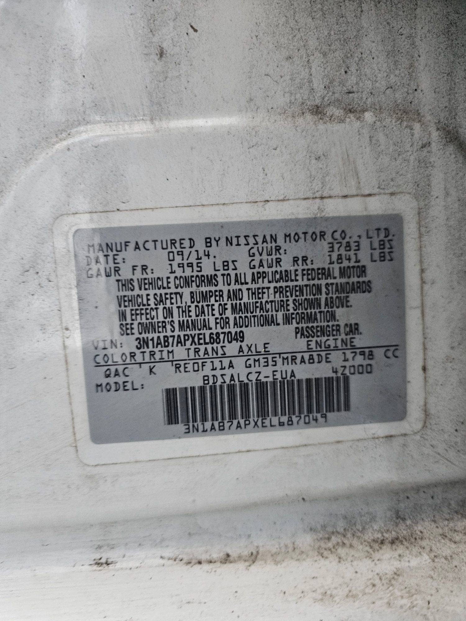 NISSAN SENTRA 2014 - Marhaba Auction Used Cars - Image 9