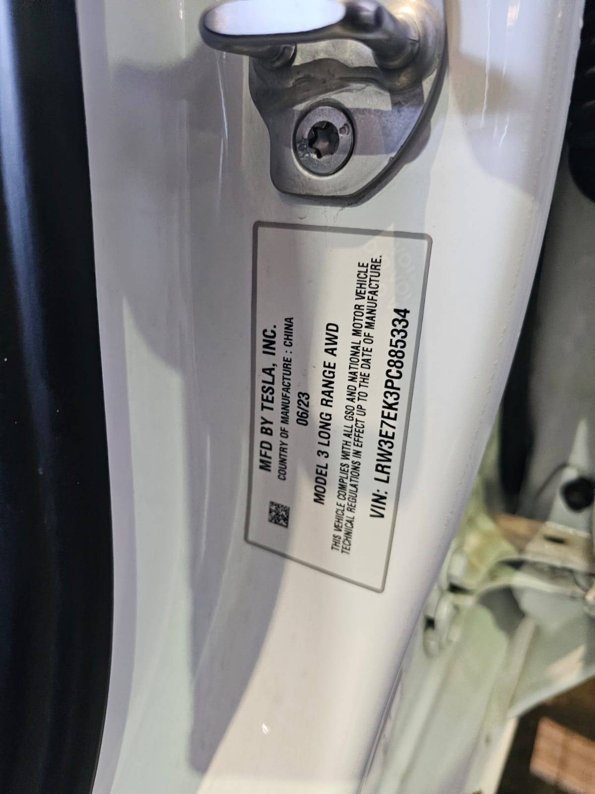 2023 TESLA MODEL 3 — 229381 KM — Lot PC885334 — Main - Marhaba Auctions Used Cars - Image 8