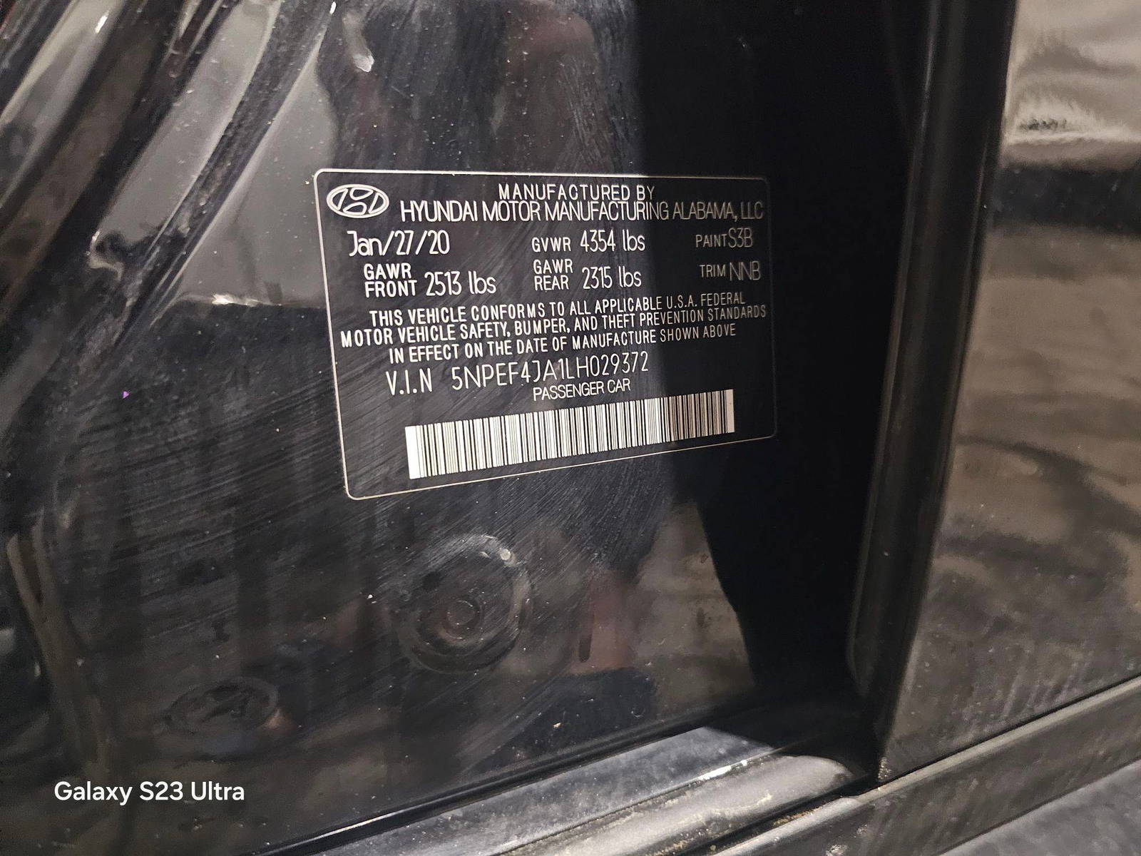 HYUNDAI SONATA 2020 - Marhaba Auction Used Cars - Image 11