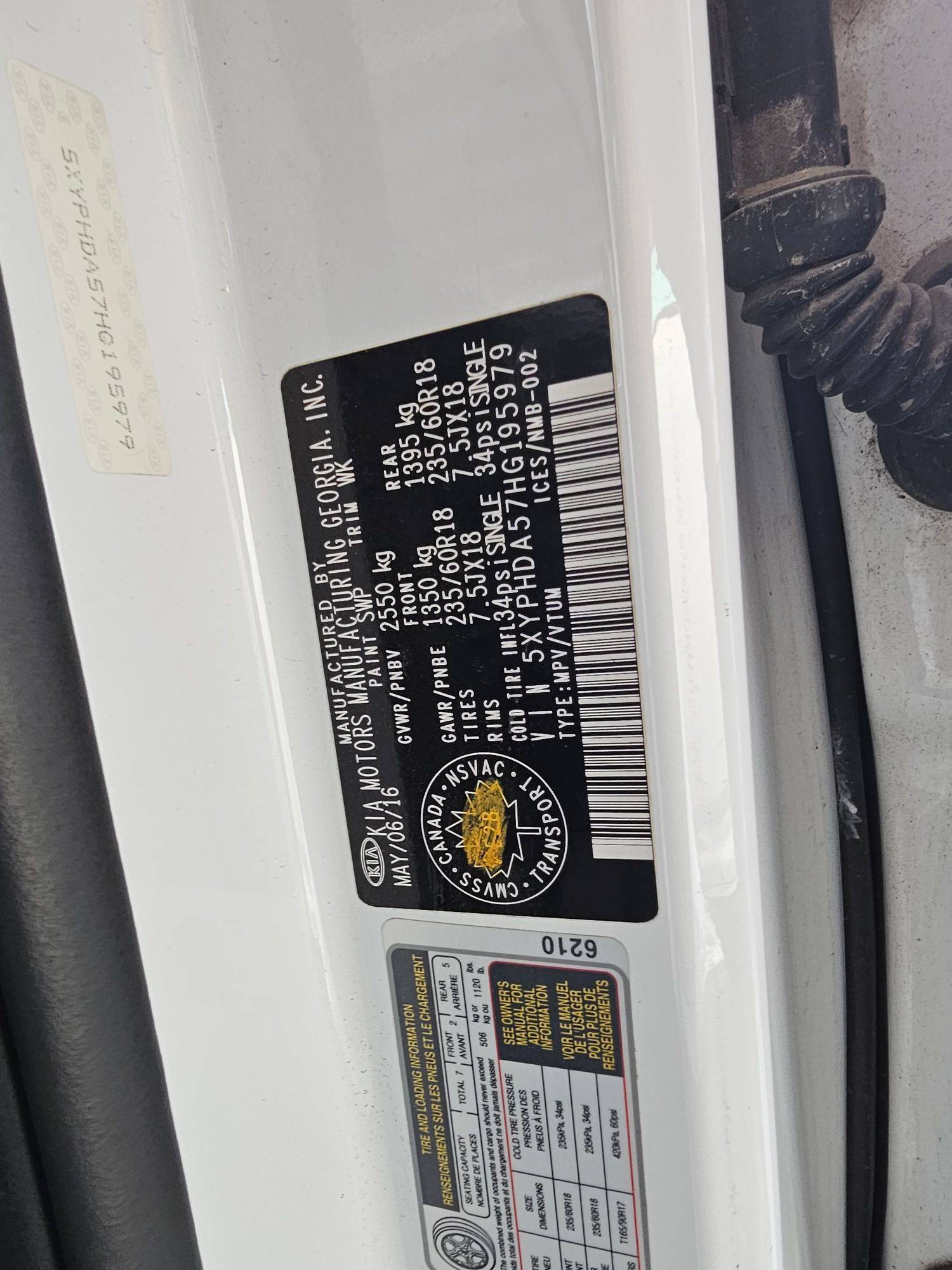 KIA SORENTO 2017 - Marhaba Auction Used Cars - Image 11