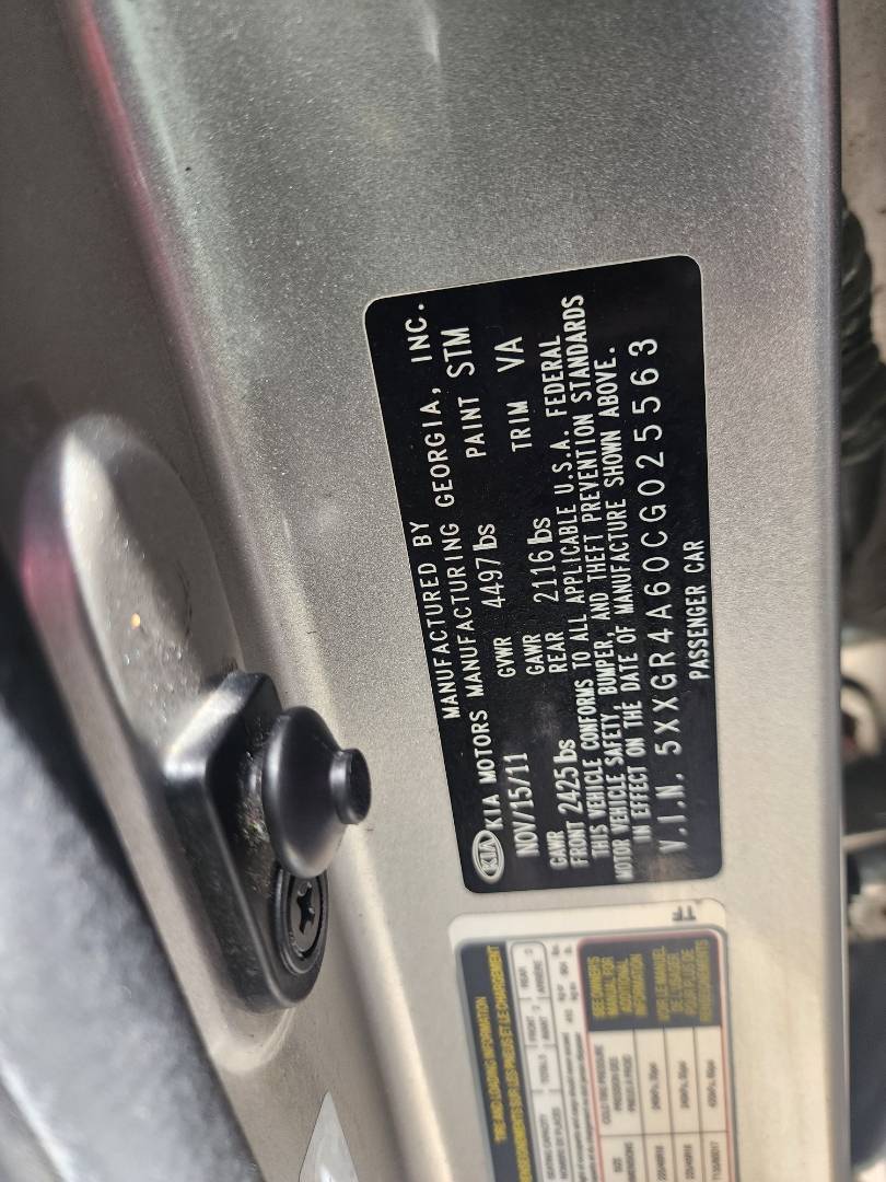 2012 KIA OPTIMA — 126184 Miles — Lot 38497058 - Marhaba Auctions Used Cars - Image 5