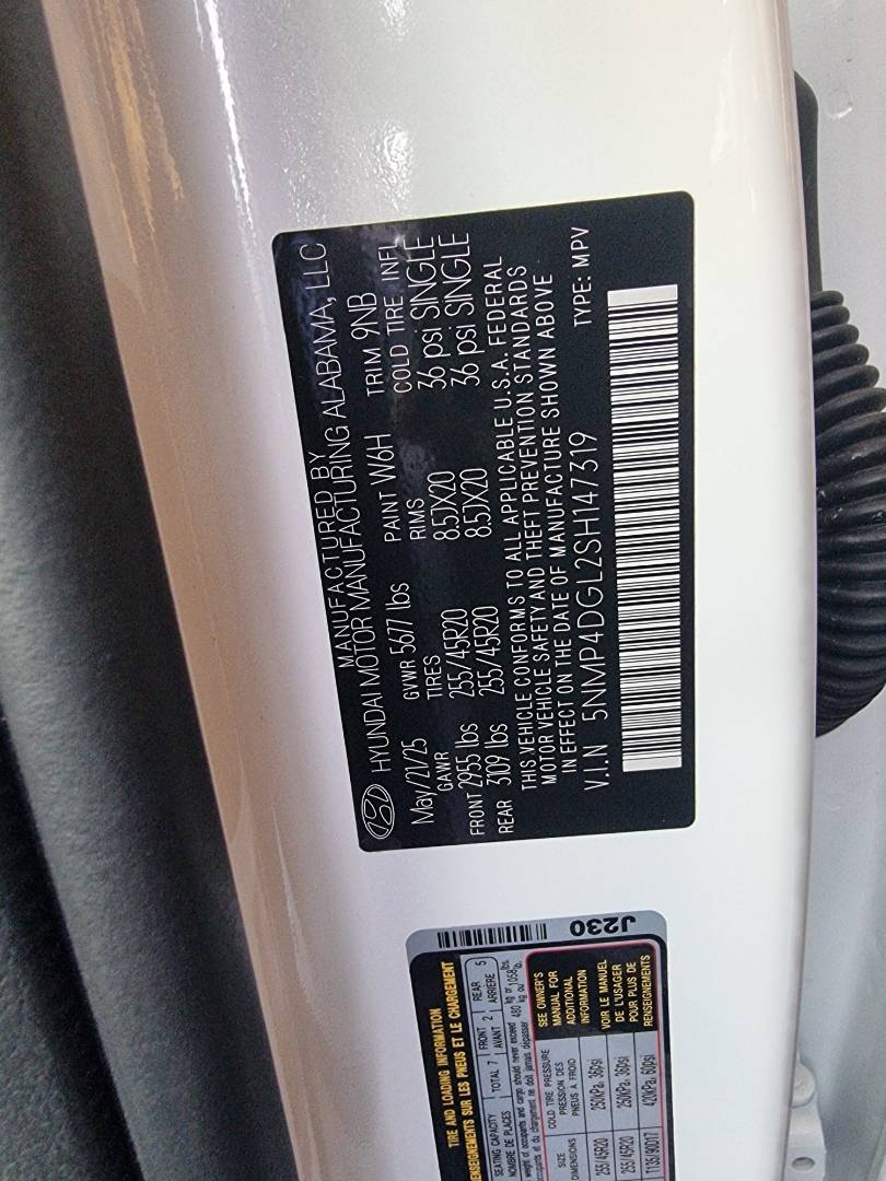 HYUNDAI SANTA FE 2025 - Marhaba Auction Used Cars - Image 8