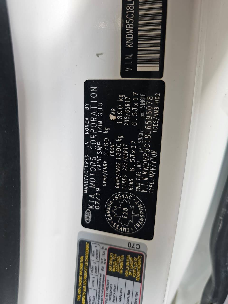 KIA SEDONA 2020 - Marhaba Auction Used Cars - Image 9