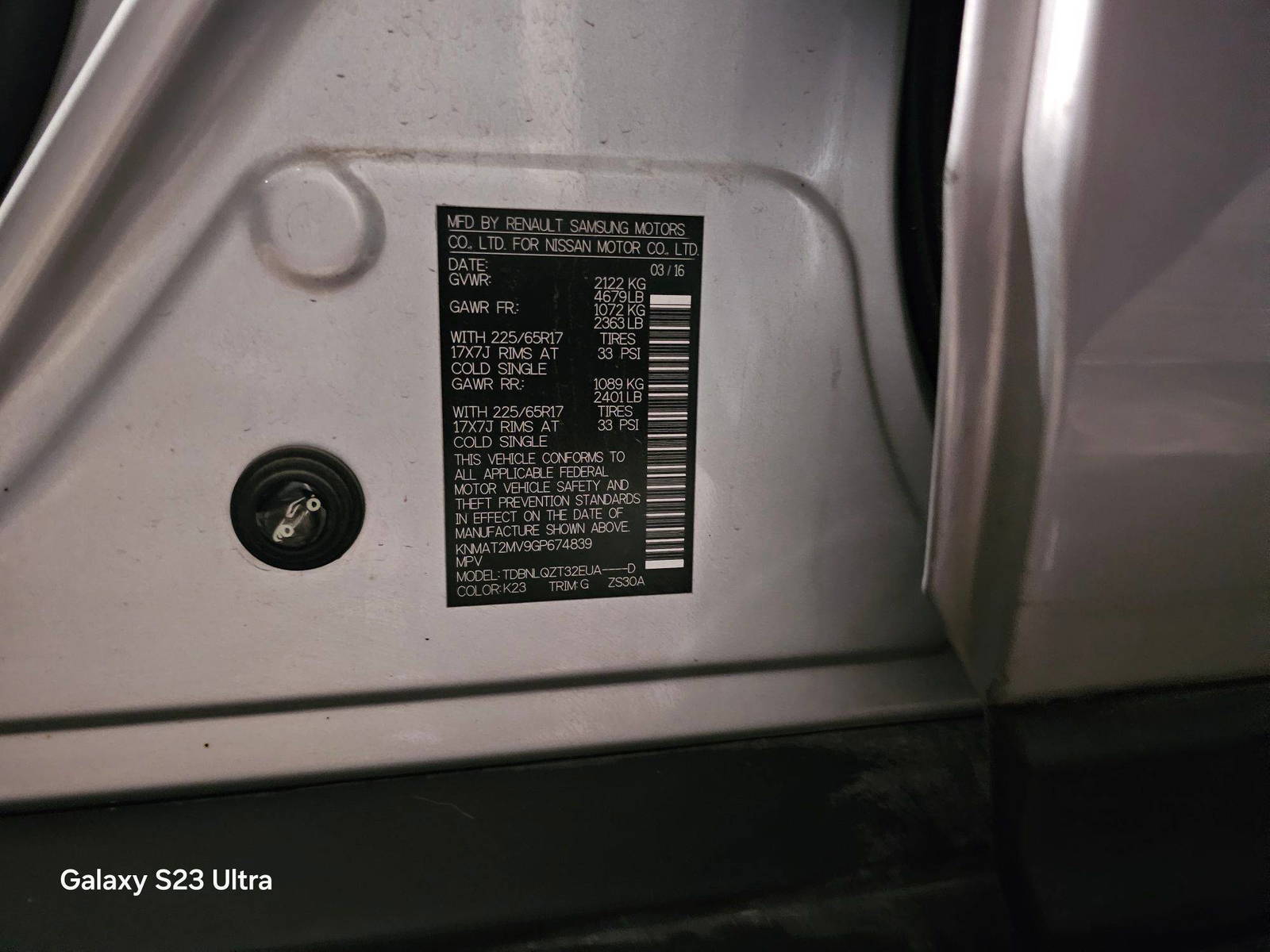 NISSAN ROGUE 2016 - Marhaba Auction Used Cars - Image 9