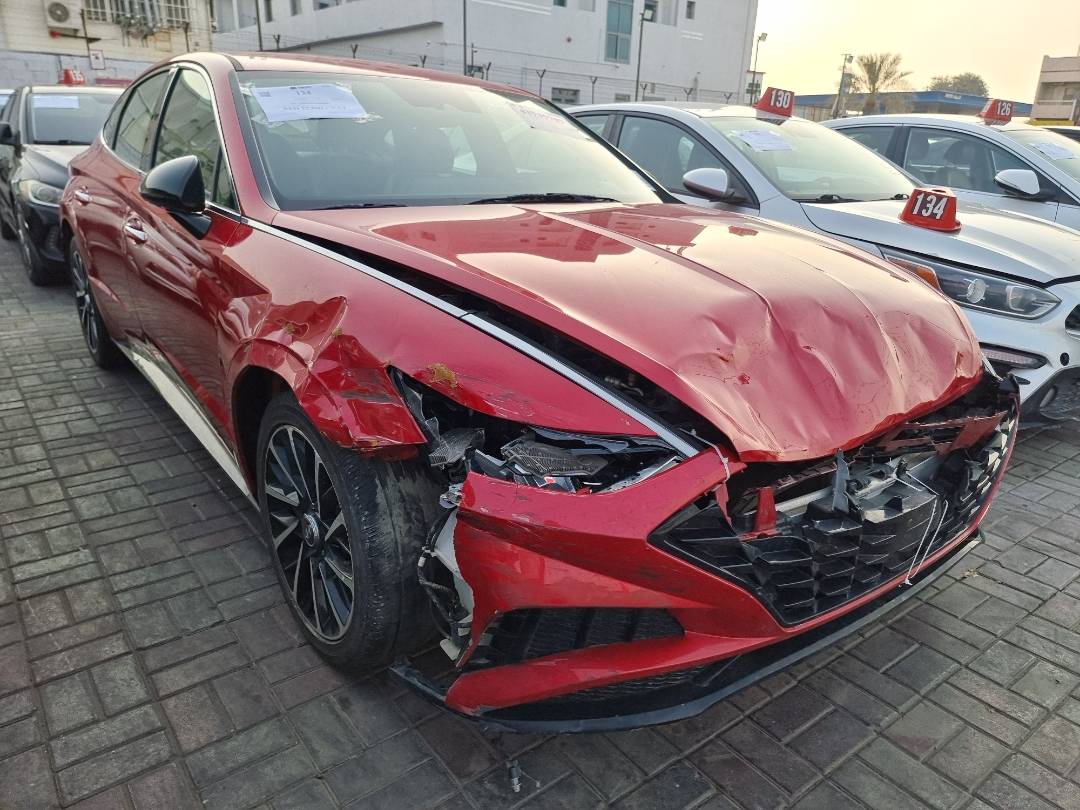 2020 HYUNDAI SONATA — 128546 Miles — Lot H040986 — Ind. 12 - Marhaba Auctions Used Cars - Image 3