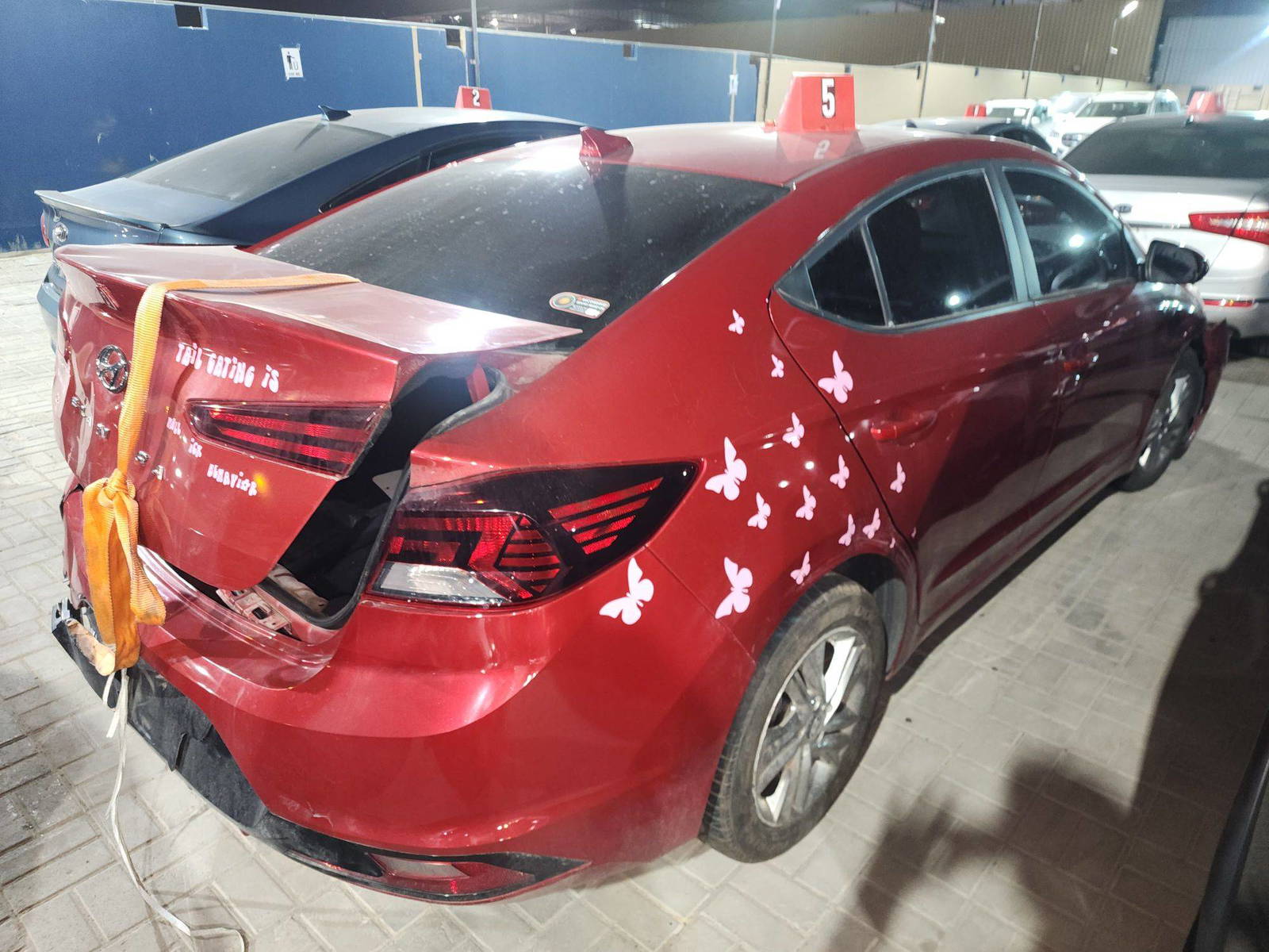 2019 HYUNDAI ELANTRA — 124366 Miles — Lot 43716944 - Marhaba Auctions Used Cars - Image 3