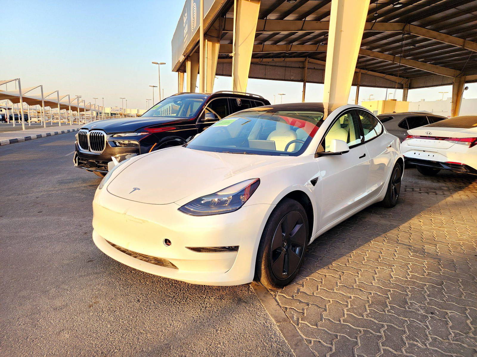 2023 TESLA MODEL 3 — 5421 Miles — Lot EA5PF562123 — Souq - Marhaba Auctions Used Cars - Image 3