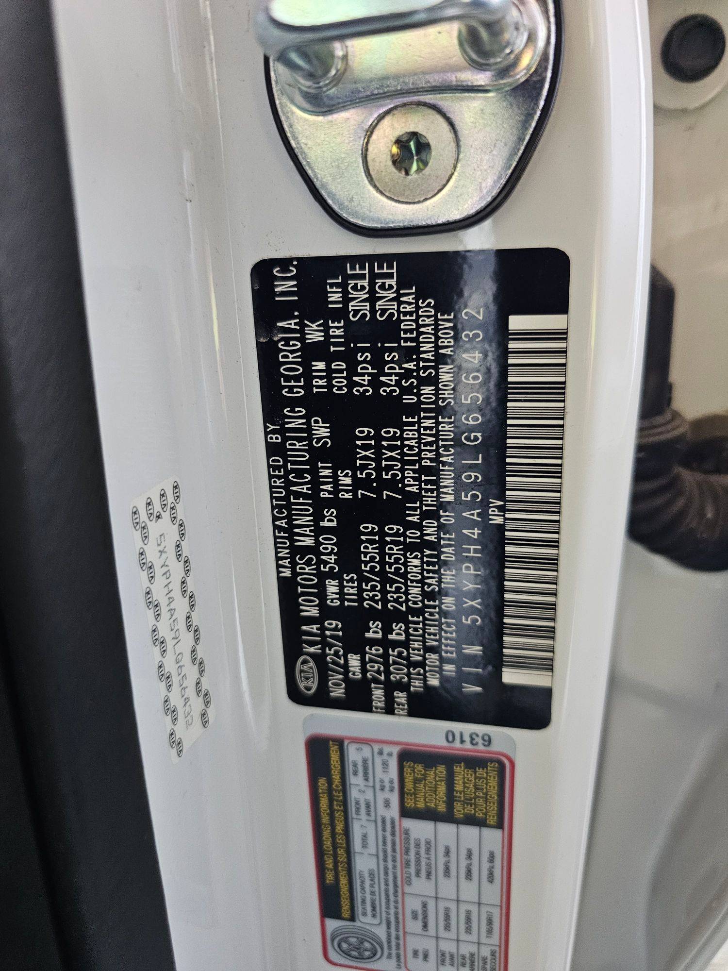 2020 KIA SORENTO — 59237 Miles — Lot 9LG656432 — Souq - Marhaba Auctions Used Cars - Image 10
