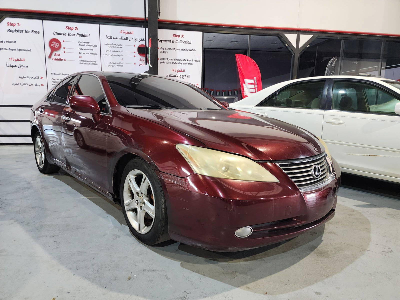 2007 LEXUS ES 350 — 169892 Miles — Lot 40046934 — Main - Marhaba Auctions Used Cars - Image 3