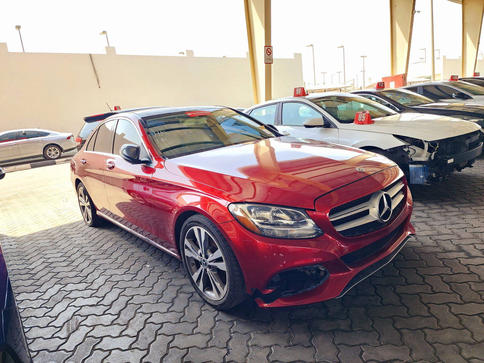 2018 MERCEDES BENZ C300 — 134006 Miles — Lot 215487 — Souq - Marhaba Auctions Used Cars - Image 3