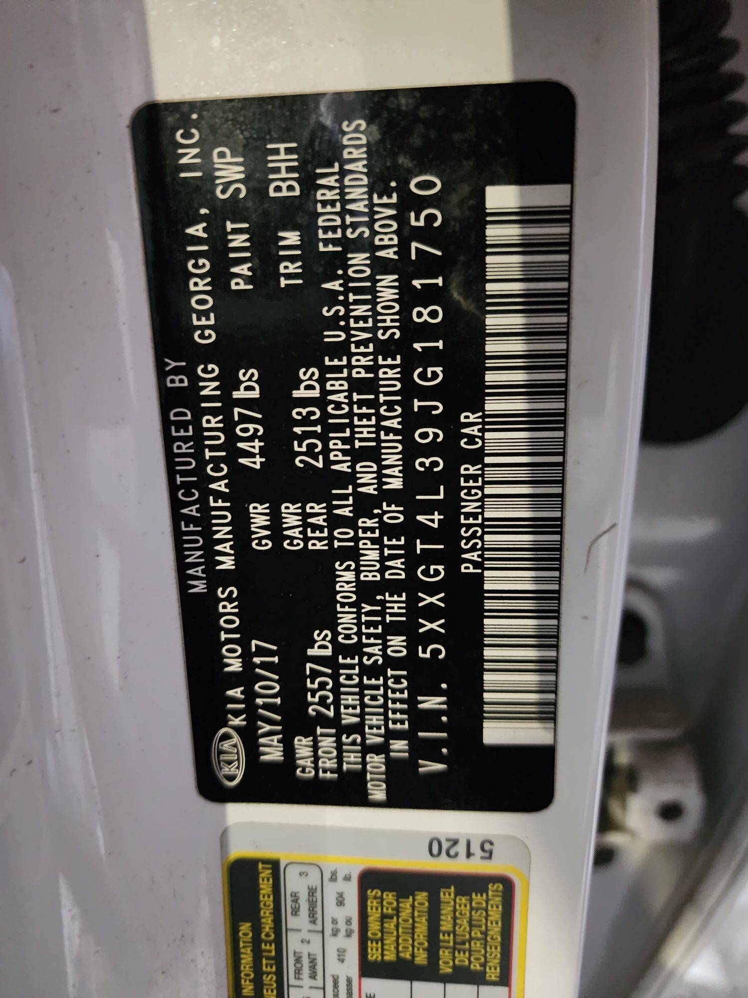 KIA OPTIMA 2018 - Marhaba Auction Used Cars - Image 9