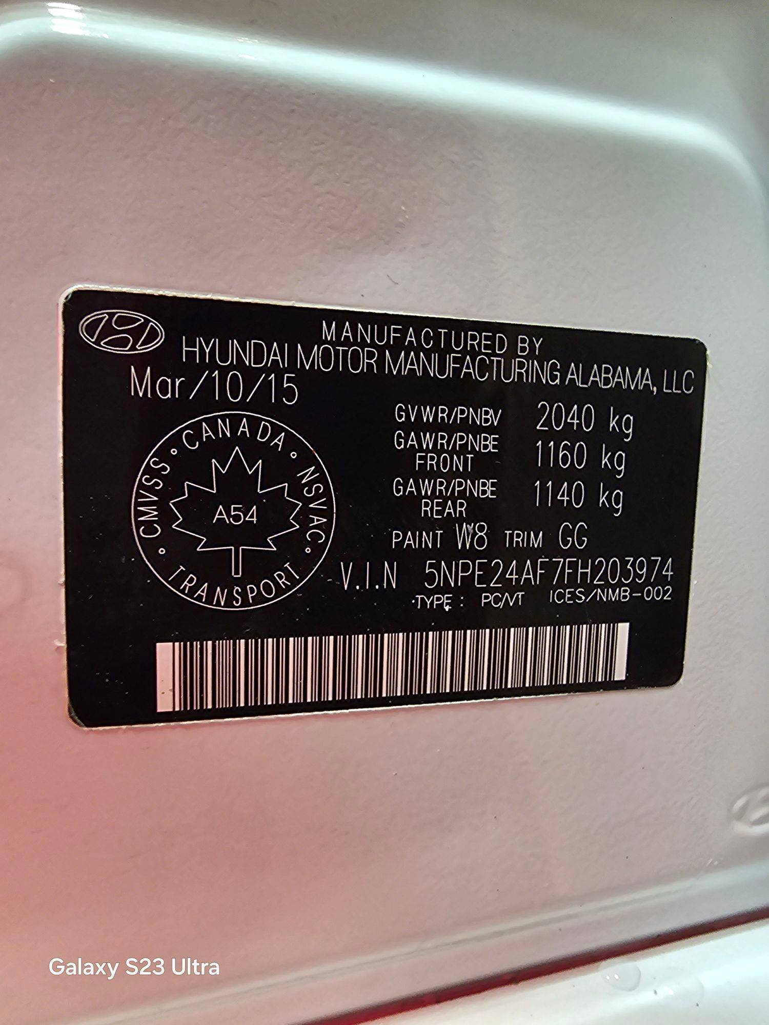 HYUNDAI SONATA 2015 - Marhaba Auction Used Cars - Image 9