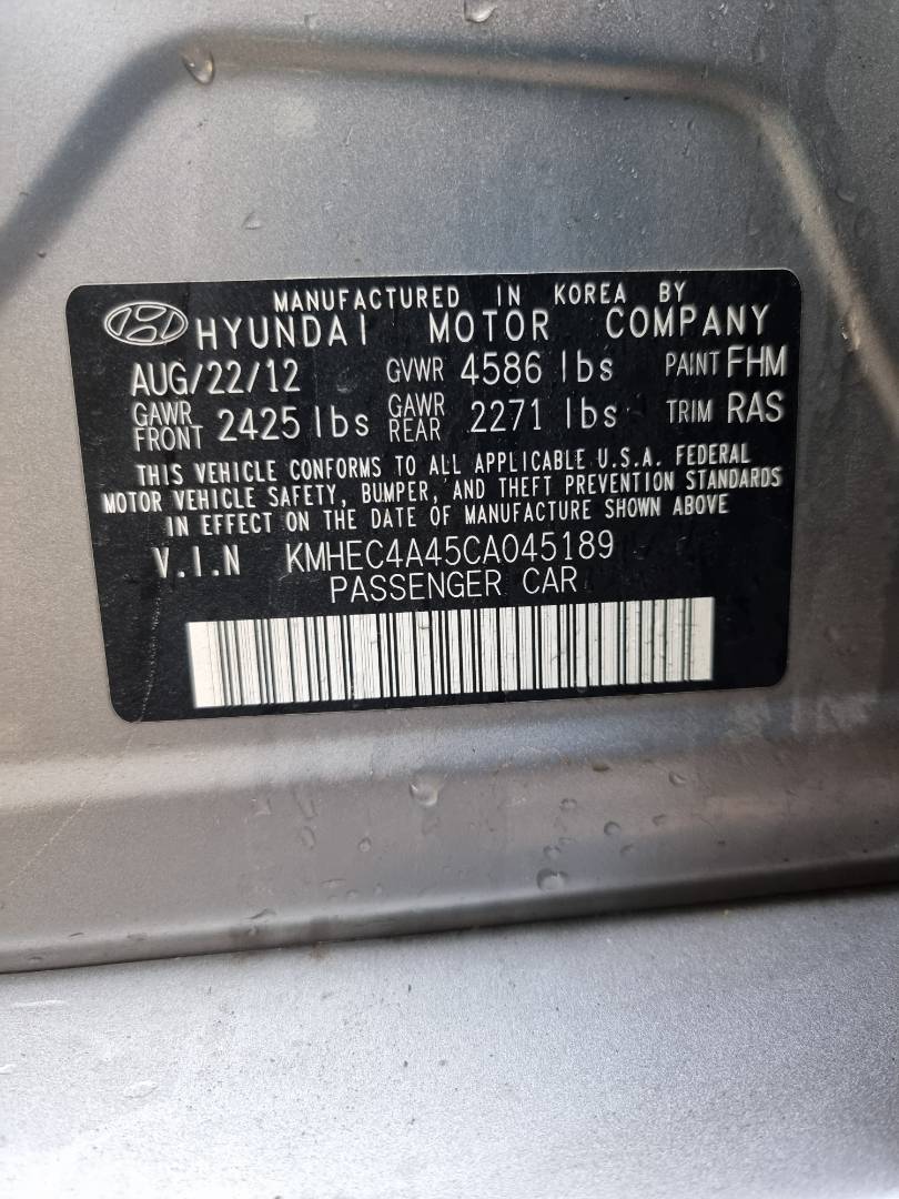 2012 HYUNDAI SONATA — 201776 Miles — Lot 43072410 — Souq - Marhaba Auctions Used Cars - Image 10