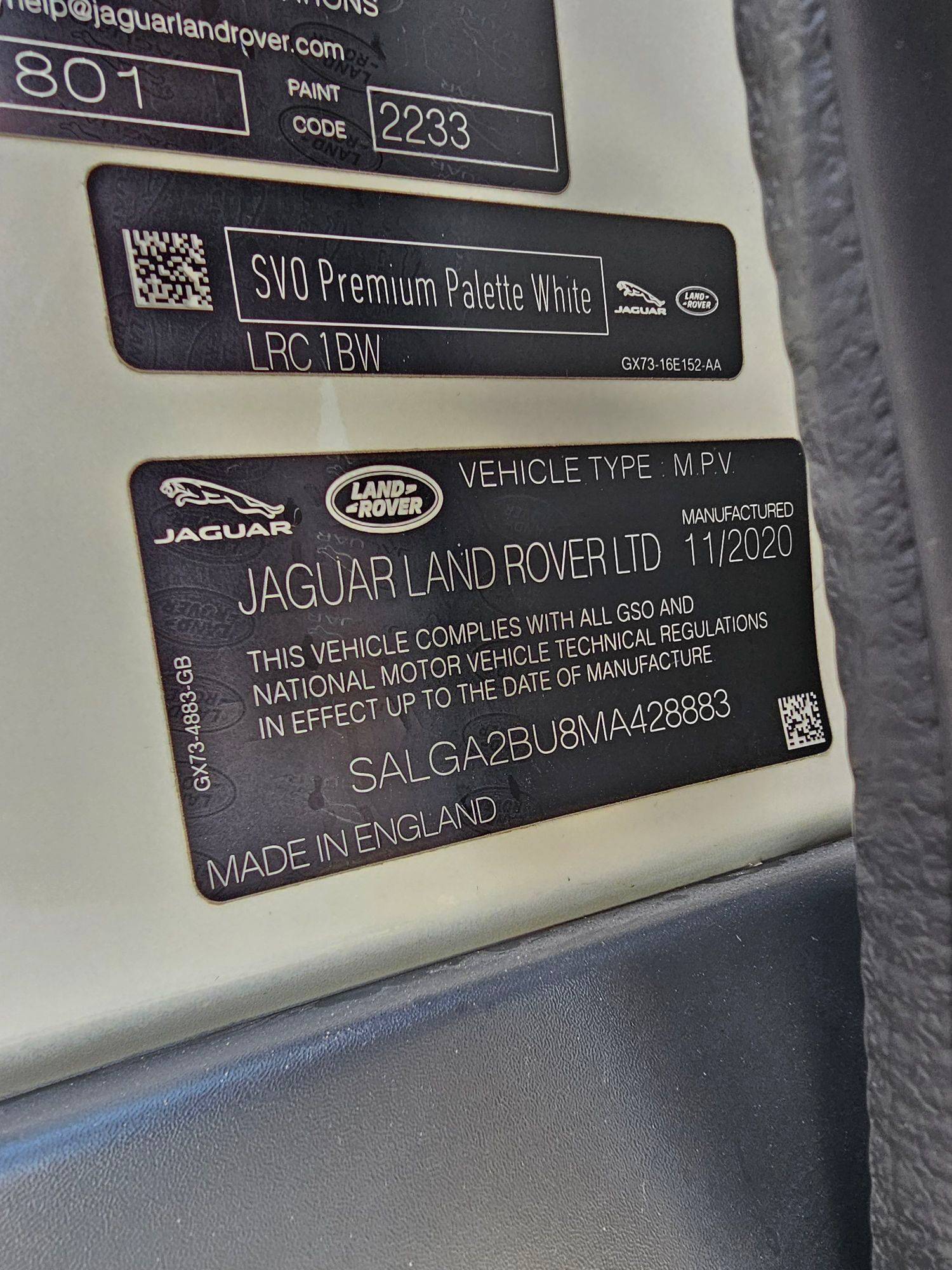 2021 LAND ROVER RANGE ROVER VOGUE — 131338 KM — Lot 428883 — Souq - Marhaba Auctions Used Cars - Image 10