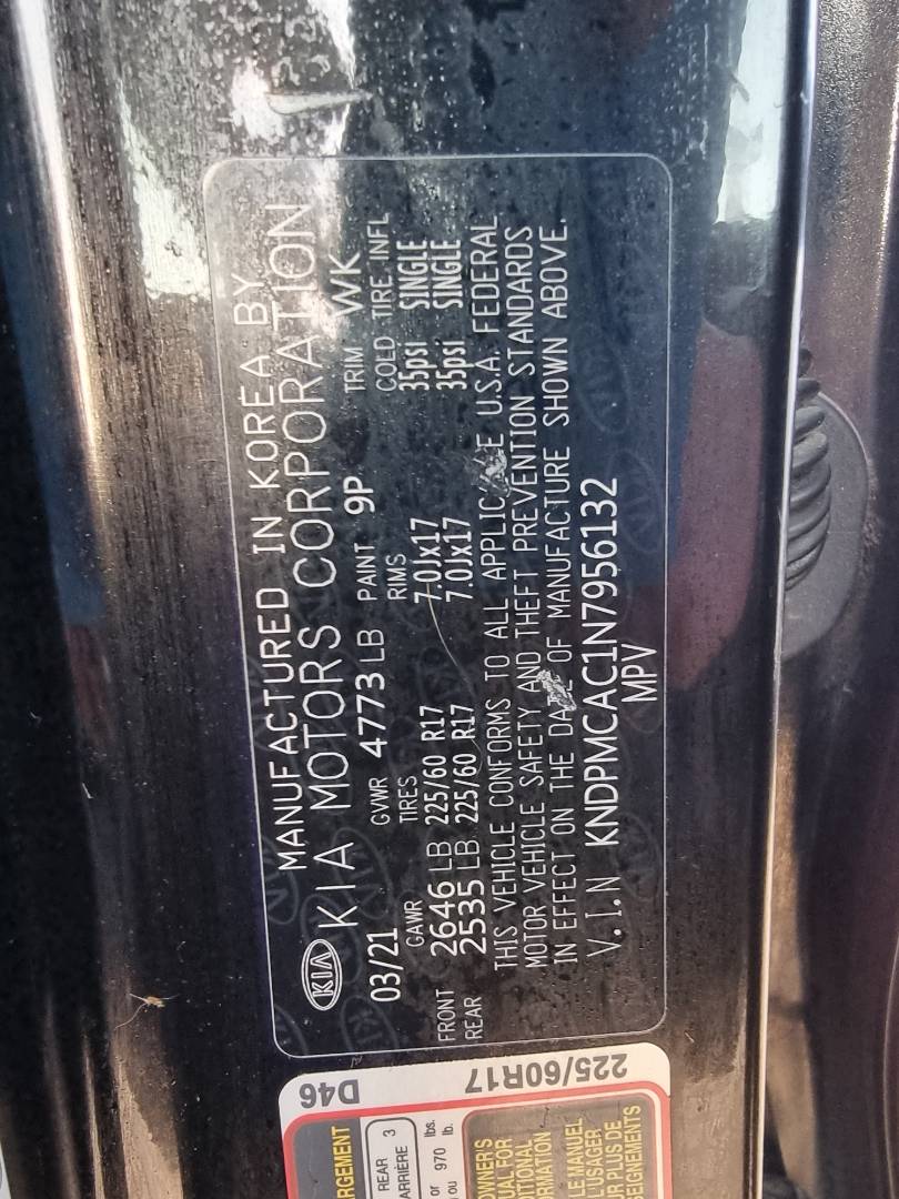 2022 KIA SPORTAGE — 76044 Miles — Lot 69453194 — Souq - Marhaba Auctions Used Cars - Image 9