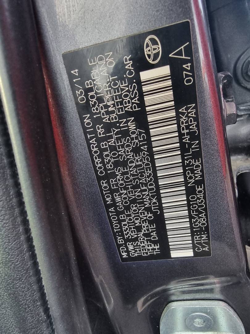 2014 TOYOTA YARIS — 196750 Miles — Lot ED594157 — Souq - Marhaba Auctions Used Cars - Image 18