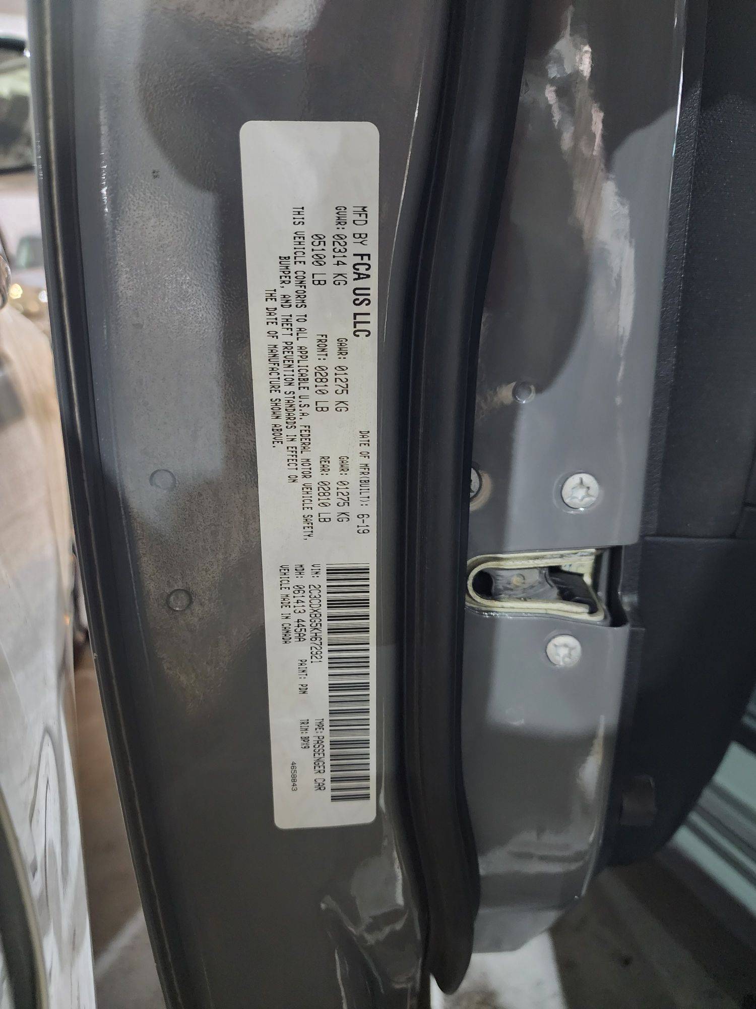 2019 DODGE CHARGER — 128875 Miles — Lot 80463445 — Souq - Marhaba Auctions Used Cars - Image 10