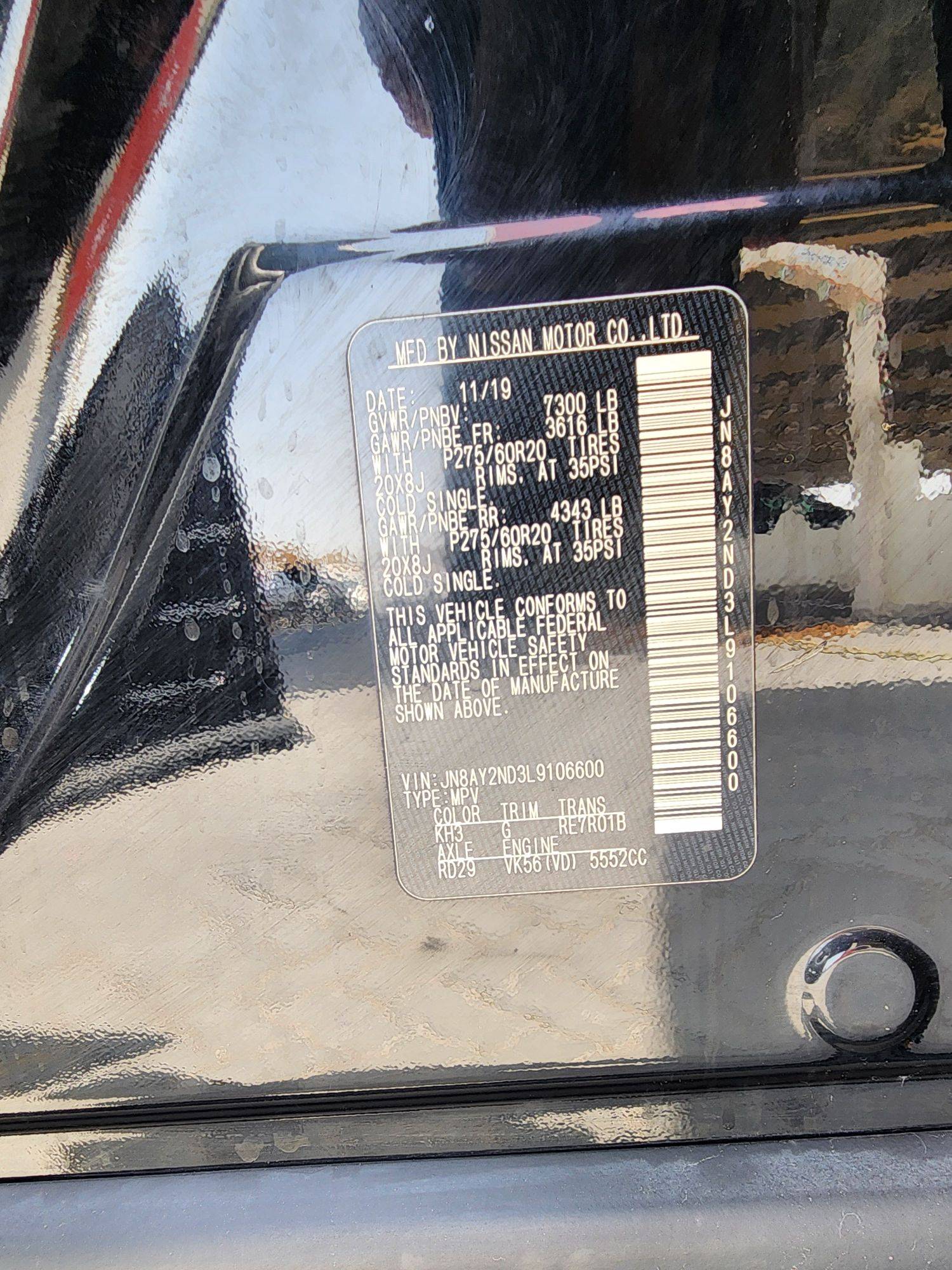 NISSAN ARMADA 2020 - Marhaba Auction Used Cars - Image 12