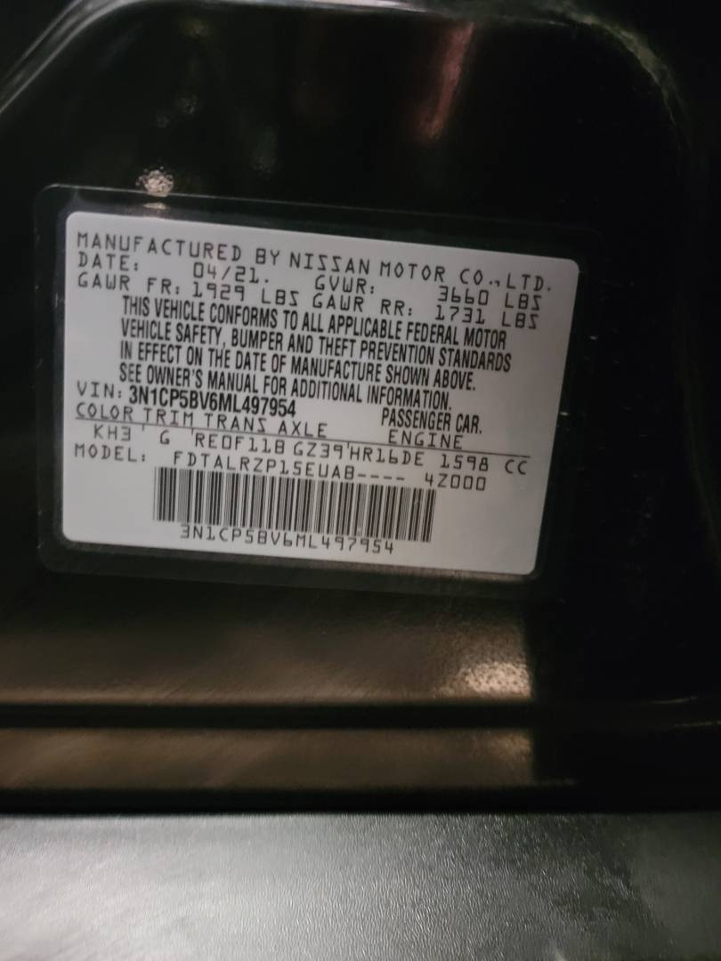 2021 NISSAN KICKS — 47325 Miles — Lot ML497954 — Main - Marhaba Auctions Used Cars - Image 9