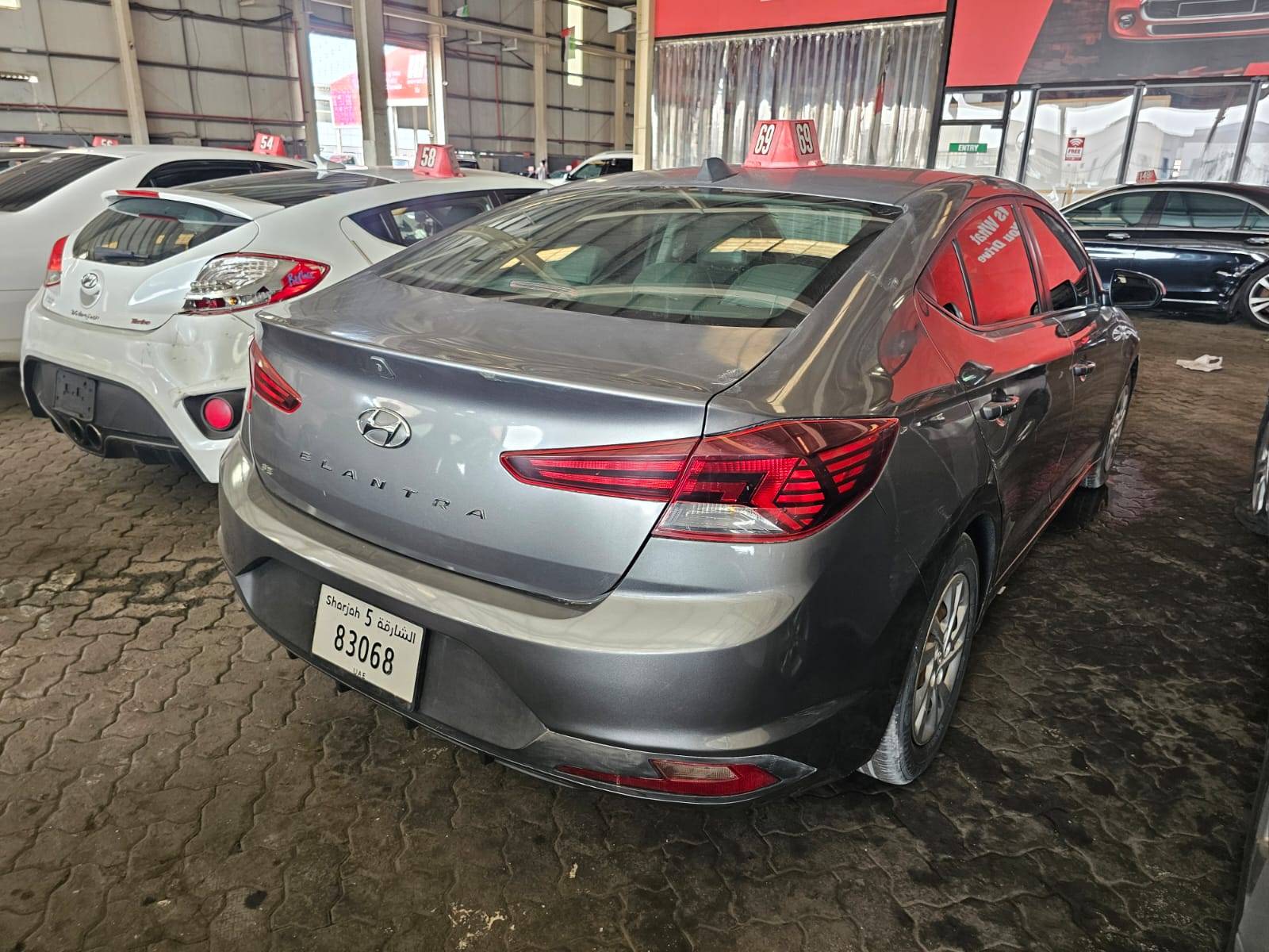 2019 HYUNDAI ELANTRA — sold — 234141 Miles — Lot H467563 — Main - Marhaba Auctions Used Cars - Image 3