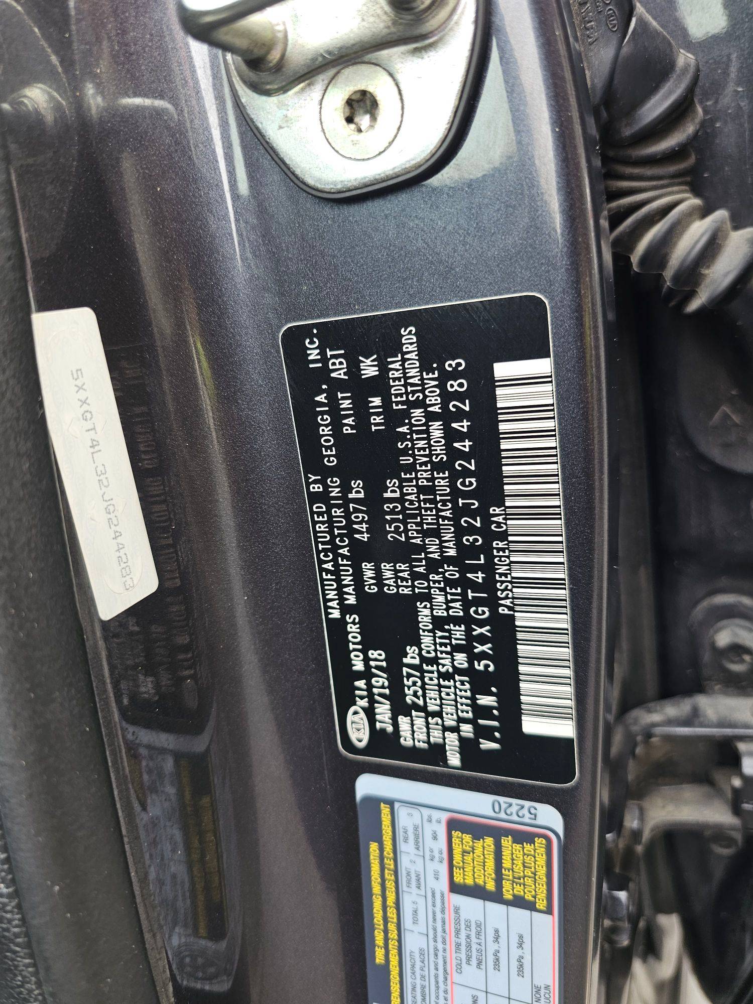 KIA OPTIMA 2018 - Marhaba Auction Used Cars - Image 10