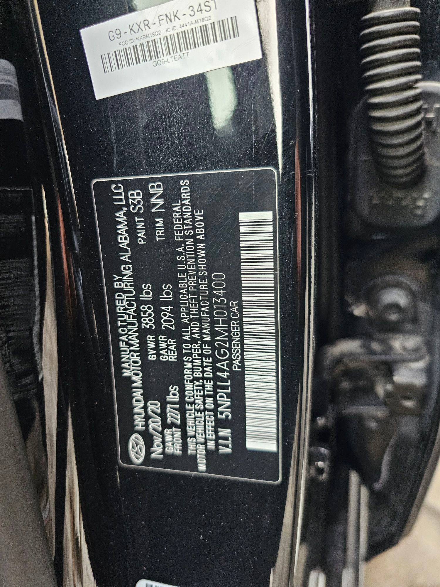 HYUNDAI ELANTRA 2021 - Marhaba Auction Used Cars - Image 9