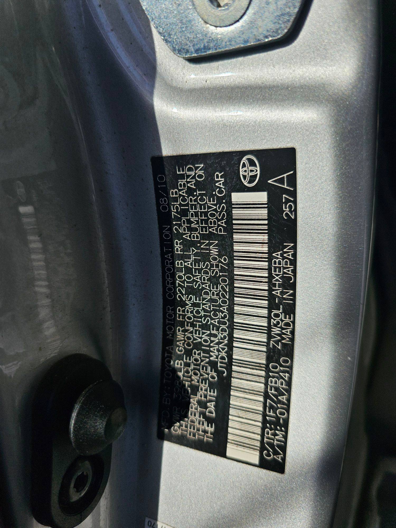 TOYOTA PRIUS 2010 - Marhaba Auction Used Cars - Image 8