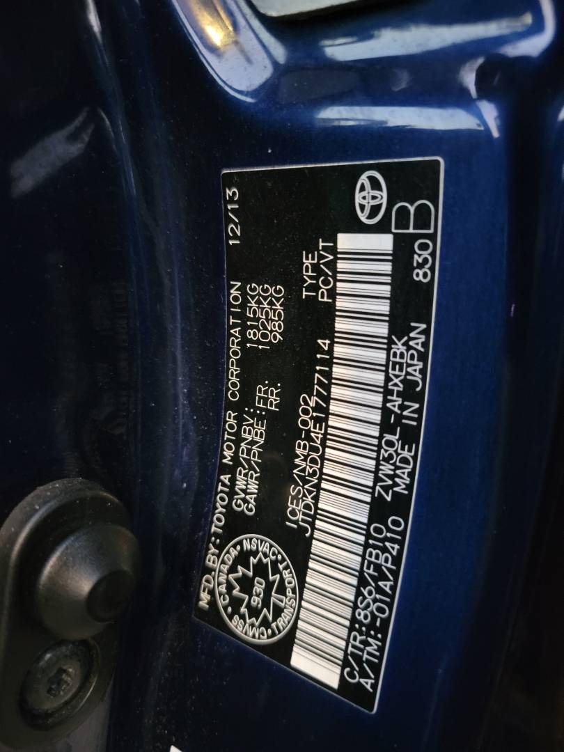 TOYOTA PRIUS 2014 - Marhaba Auction Used Cars - Image 10