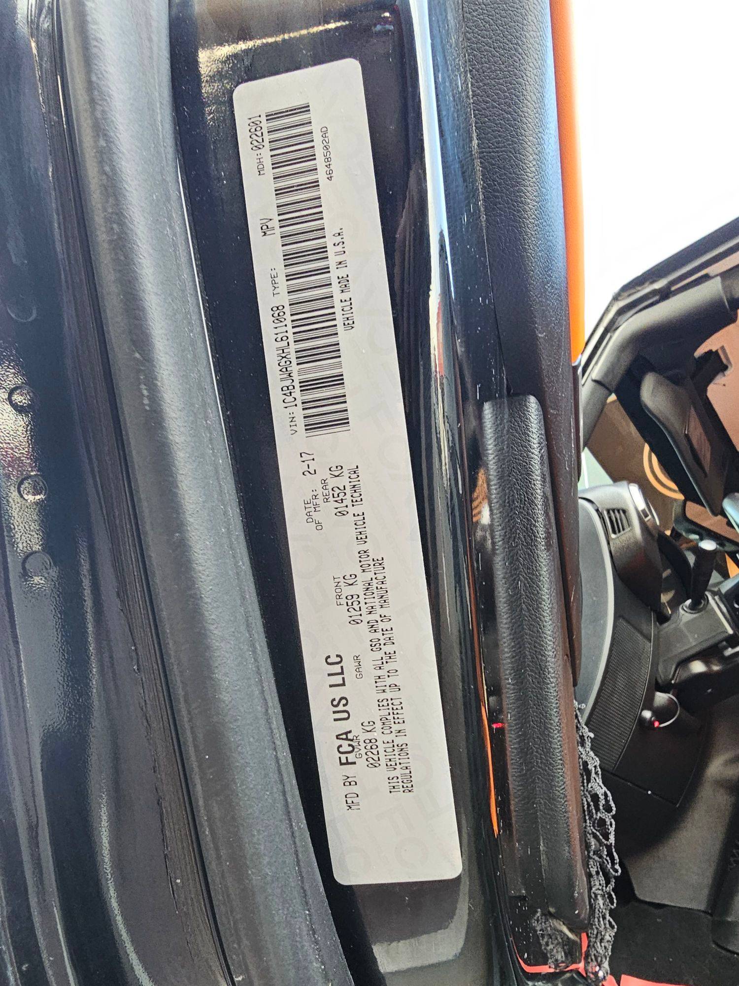 JEEP WRANGLER 2017 - Marhaba Auction Used Cars - Image 14