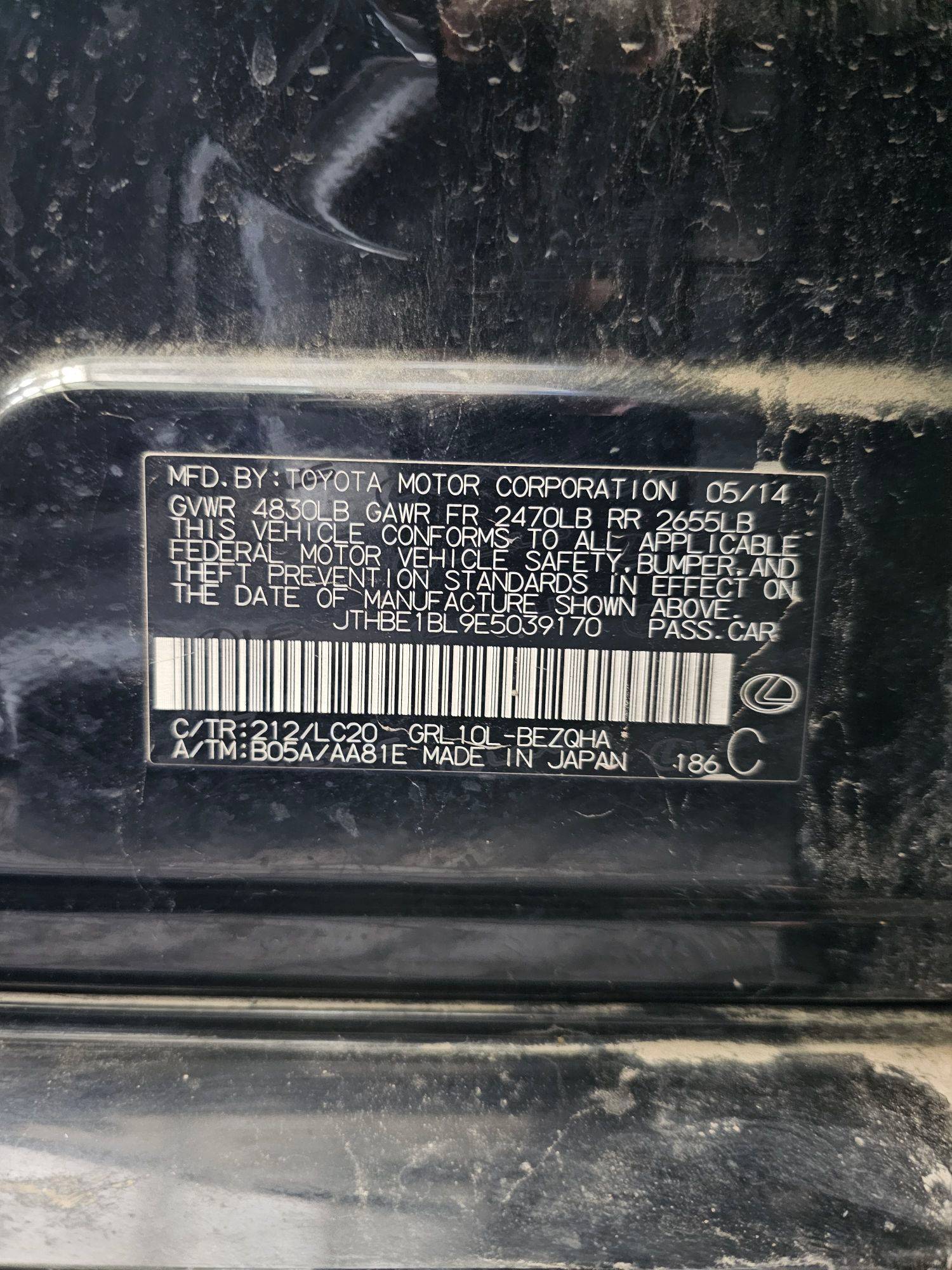 LEXUS GS 350 2014 - Marhaba Auction Used Cars - Image 10